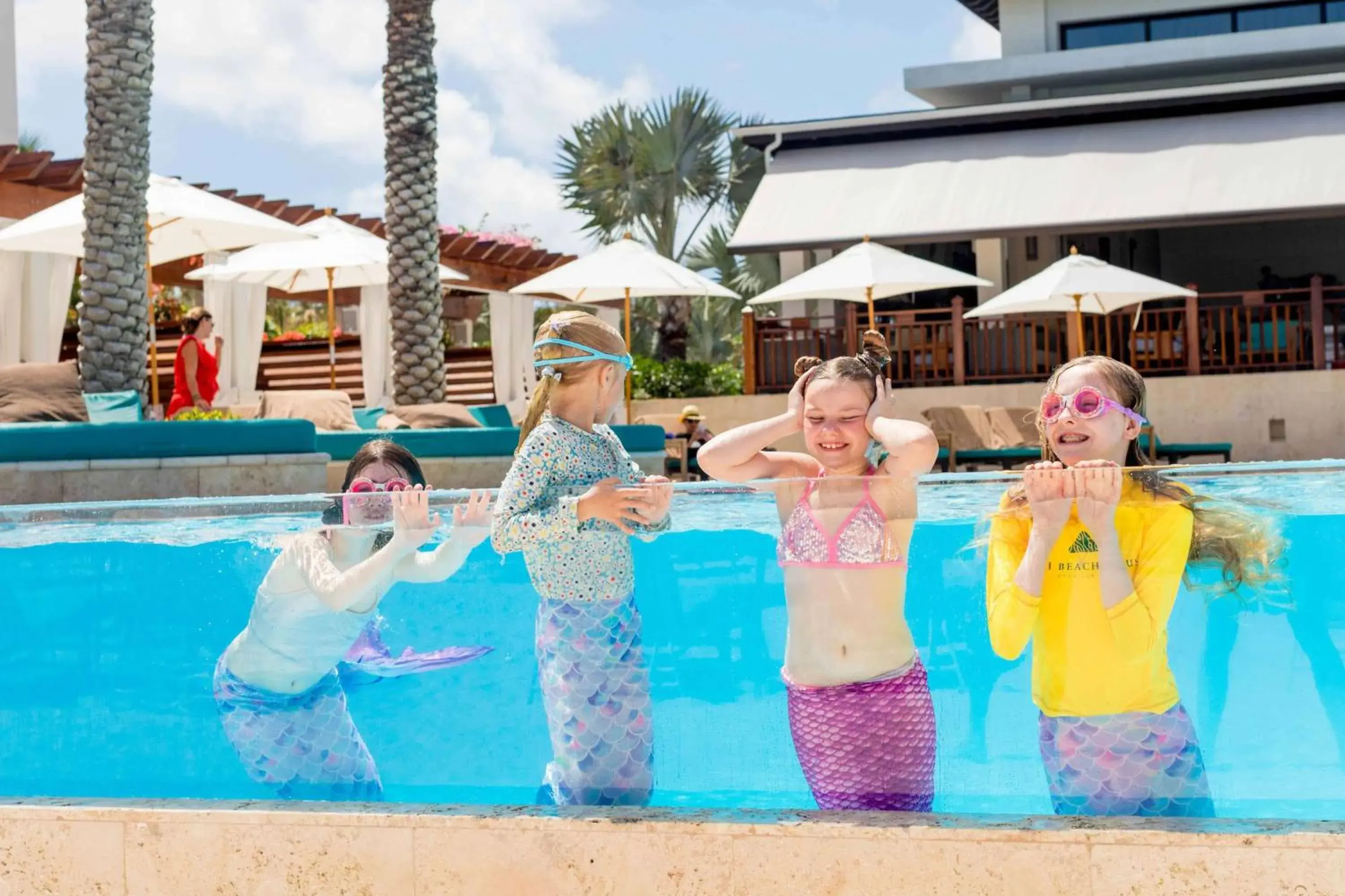 Pool view in Zemi Beach House, LXR Hotels & Resorts Pool view in Zemi Beach House, LXR Hotels & Resorts