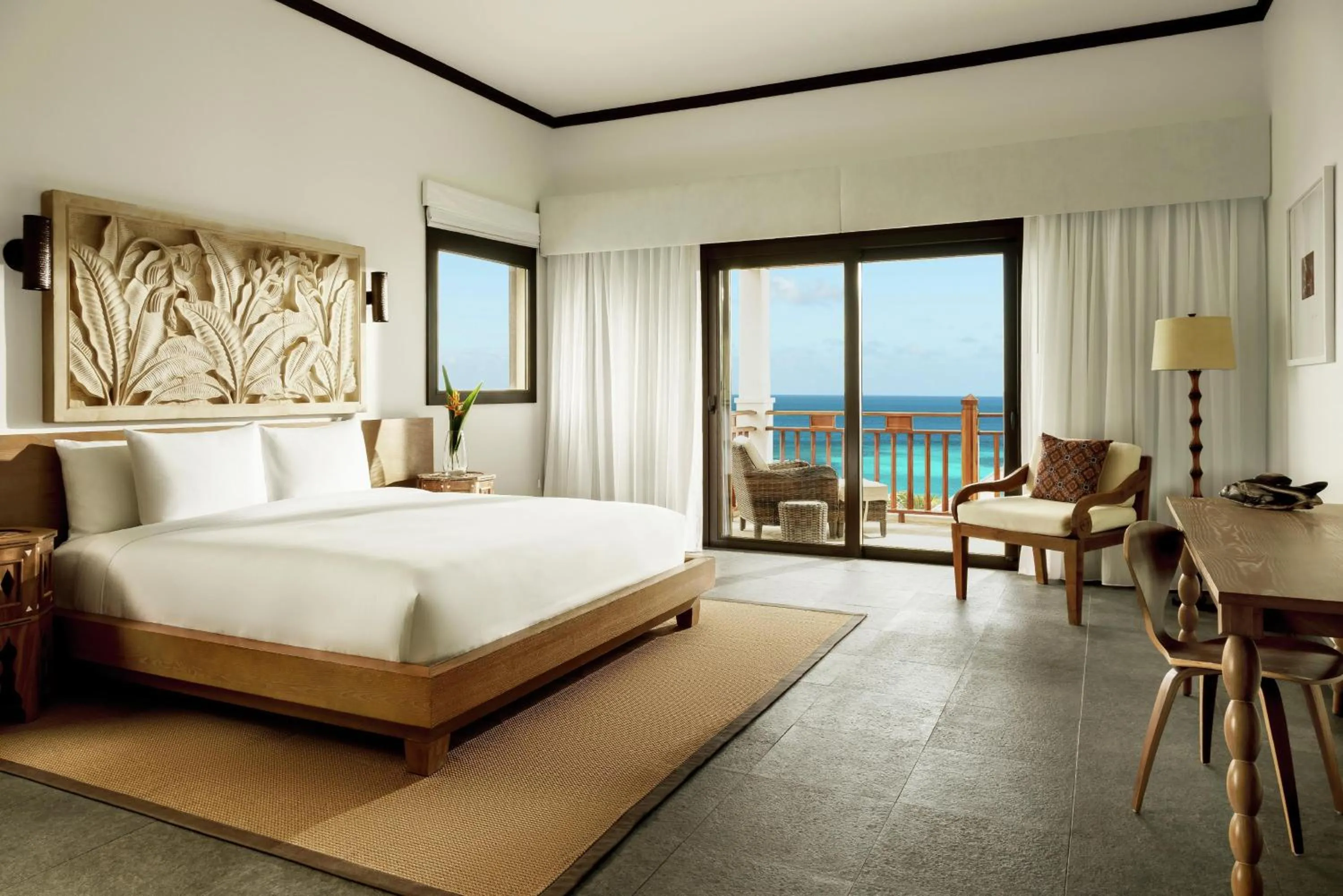 Bedroom, Bed in Zemi Beach House, LXR Hotels & Resorts