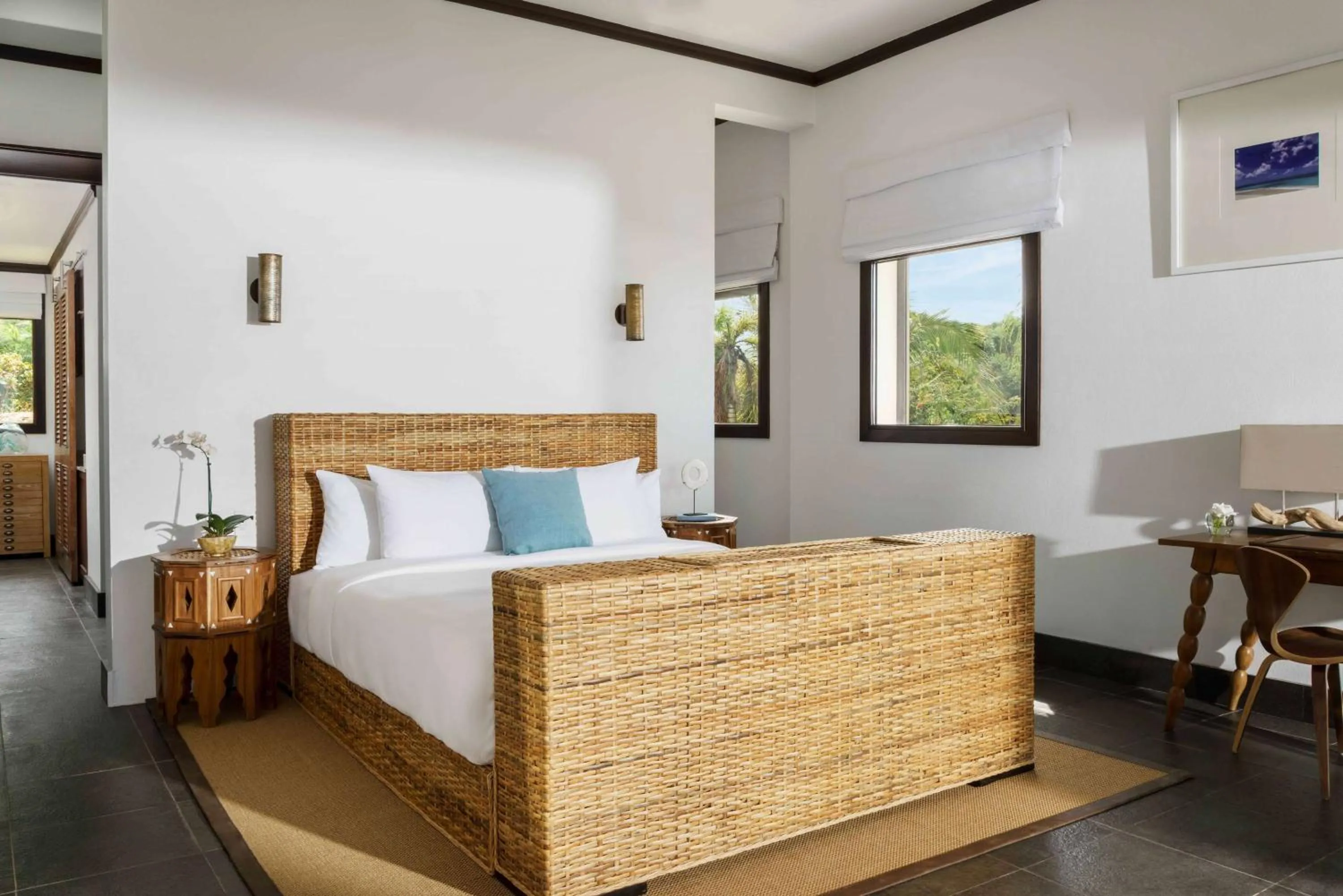 View (from property/room), Bed in Zemi Beach House, LXR Hotels & Resorts