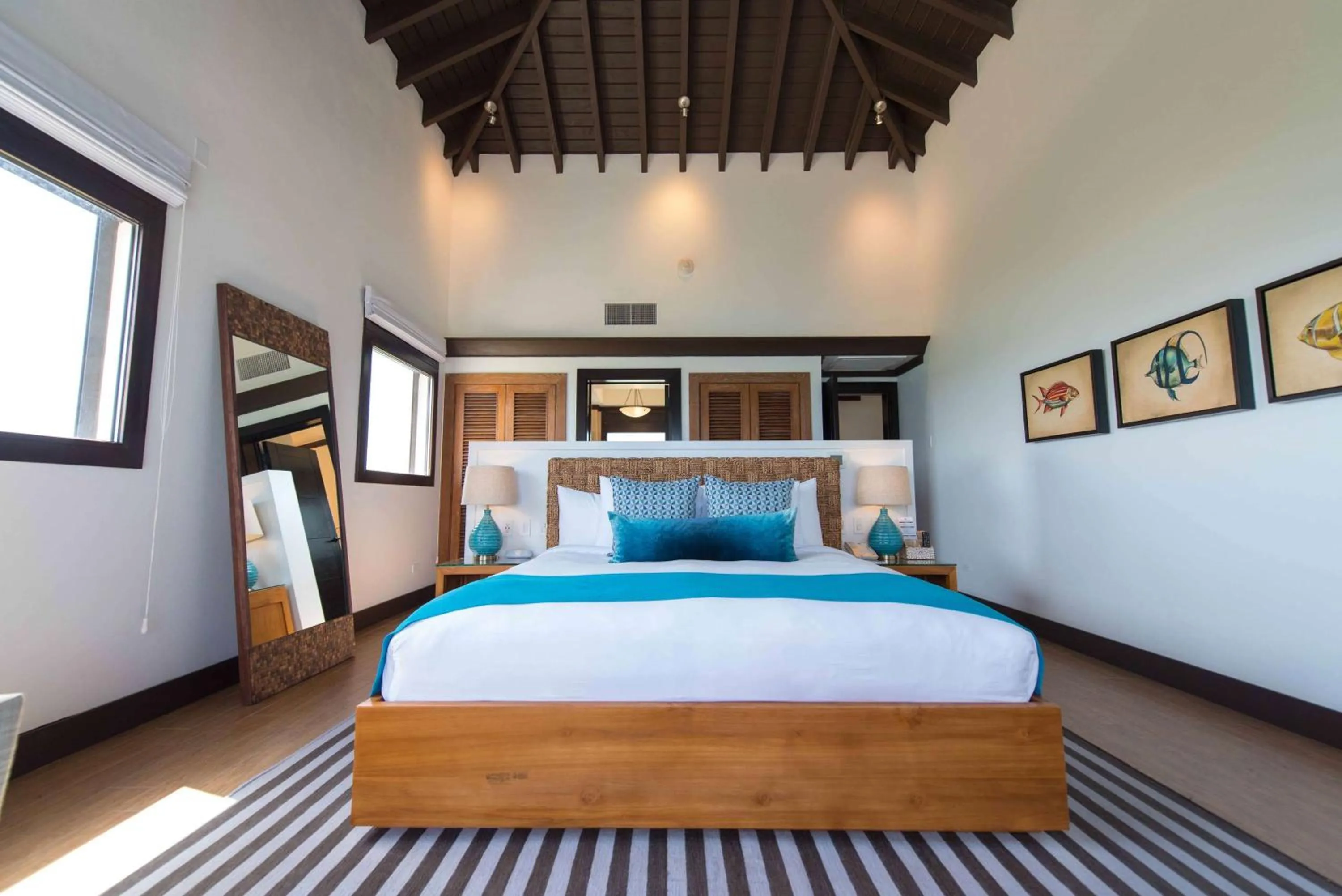 Bed in Zemi Beach House, LXR Hotels & Resorts