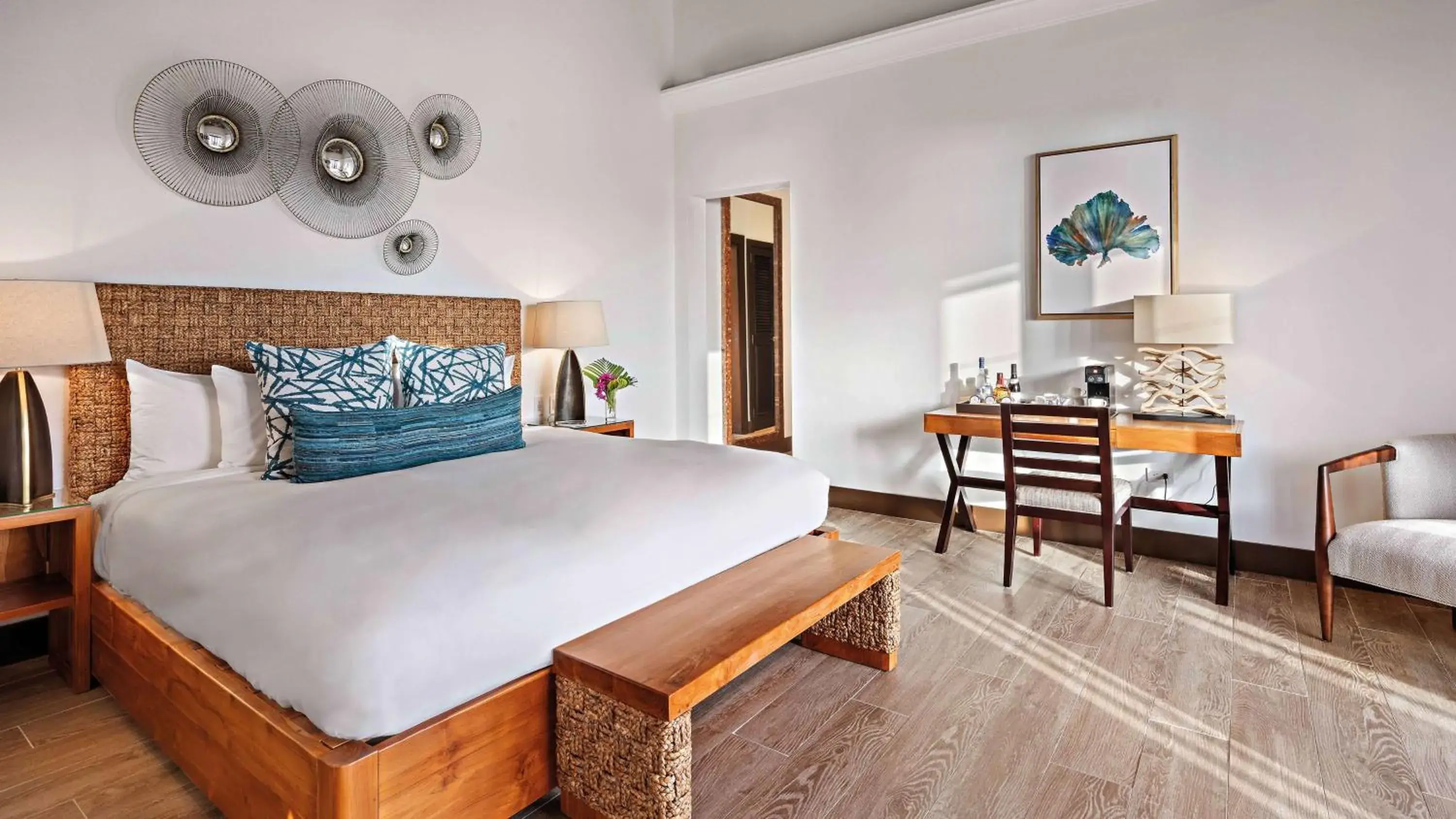 Living room, Bed in Zemi Beach House, LXR Hotels & Resorts Living room, Bed in Zemi Beach House, LXR Hotels & Resorts