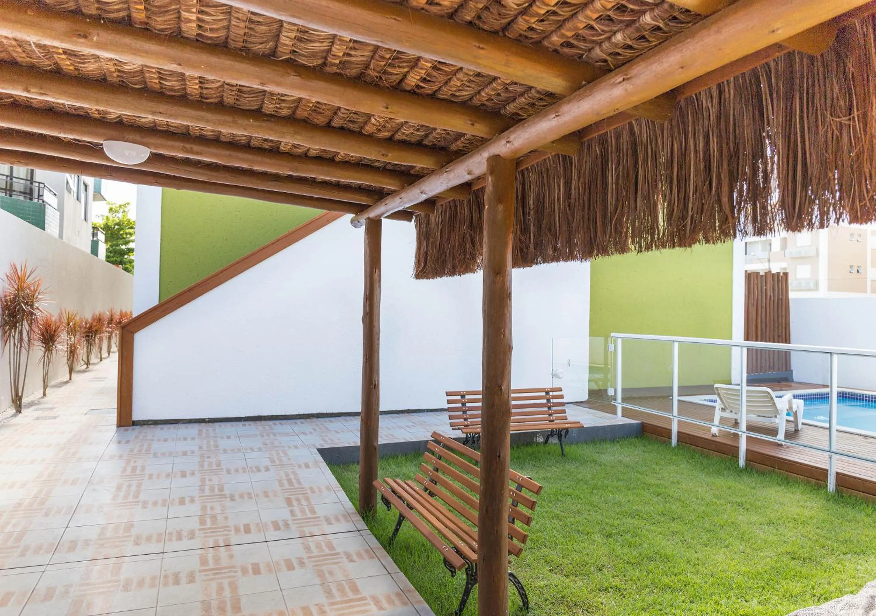 Patio in Pousada Maiken