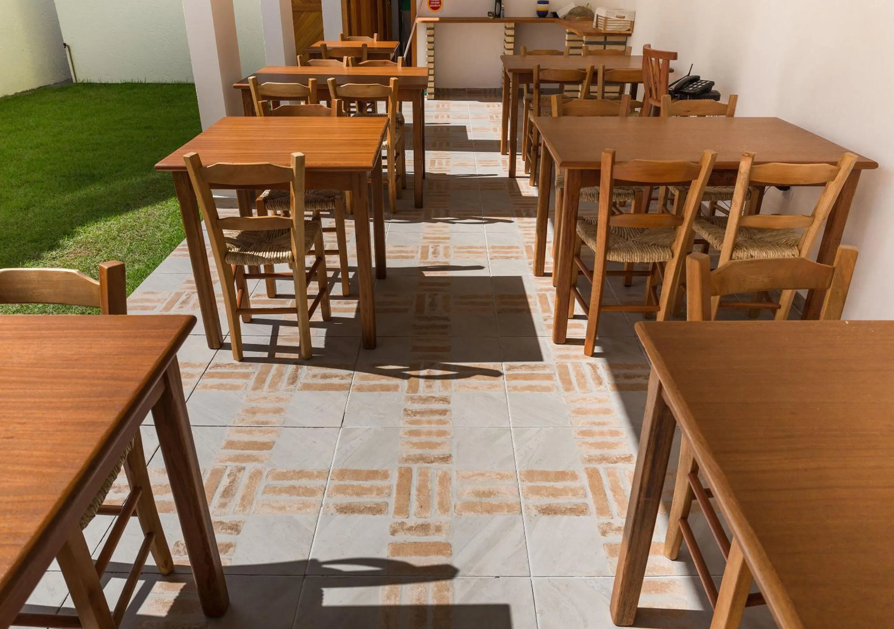 Patio in Pousada Maiken