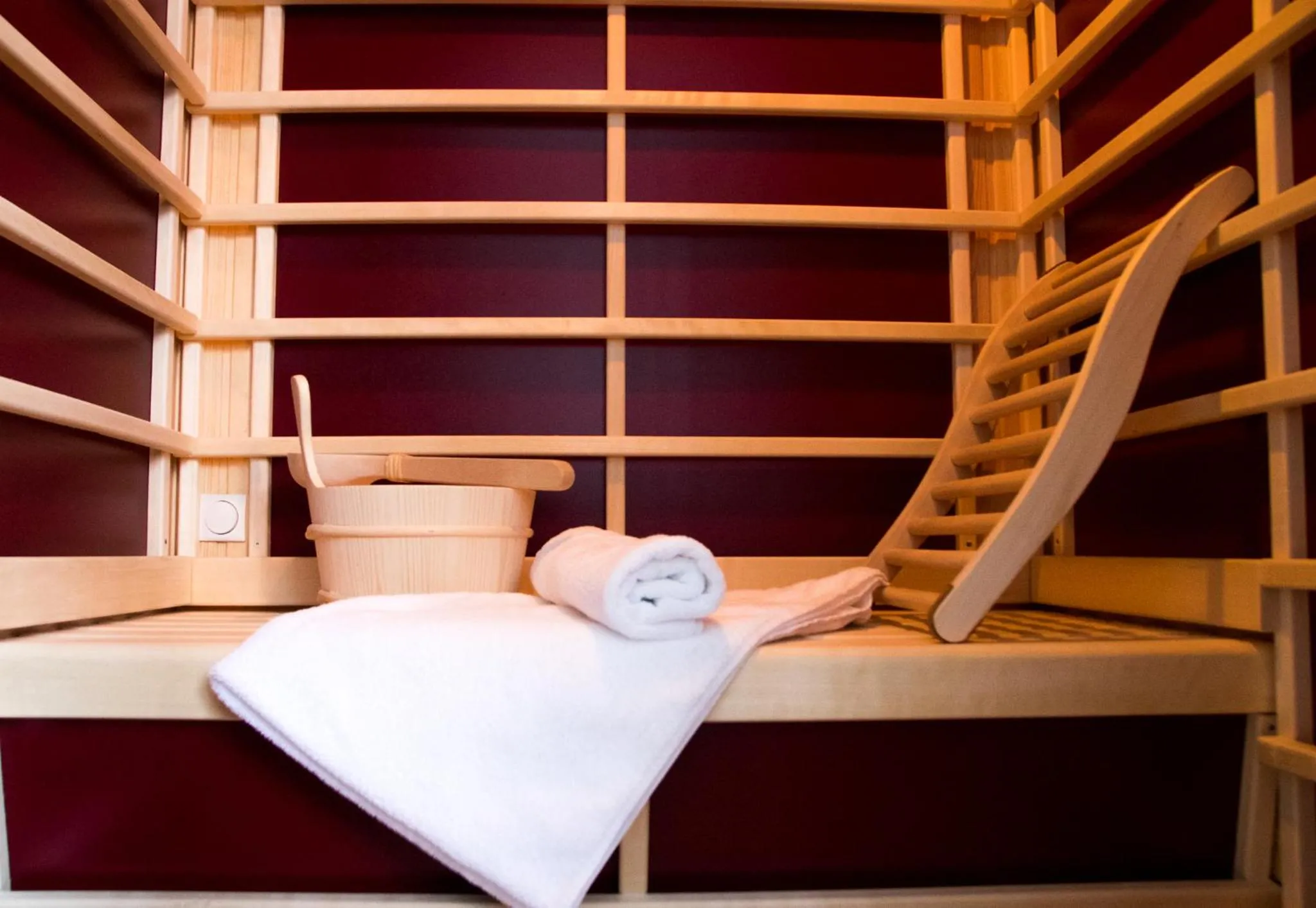 Bed in Naturparkhotel & Landgasthof Stromberg