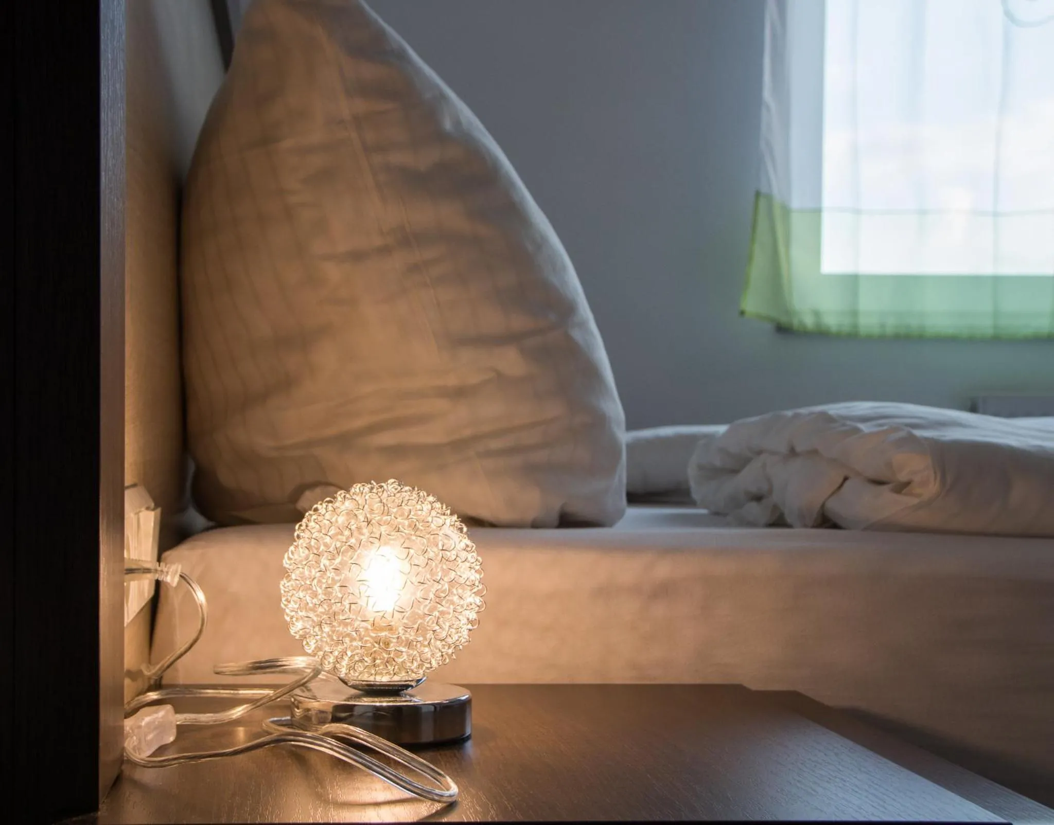 Bed in Naturparkhotel & Landgasthof Stromberg