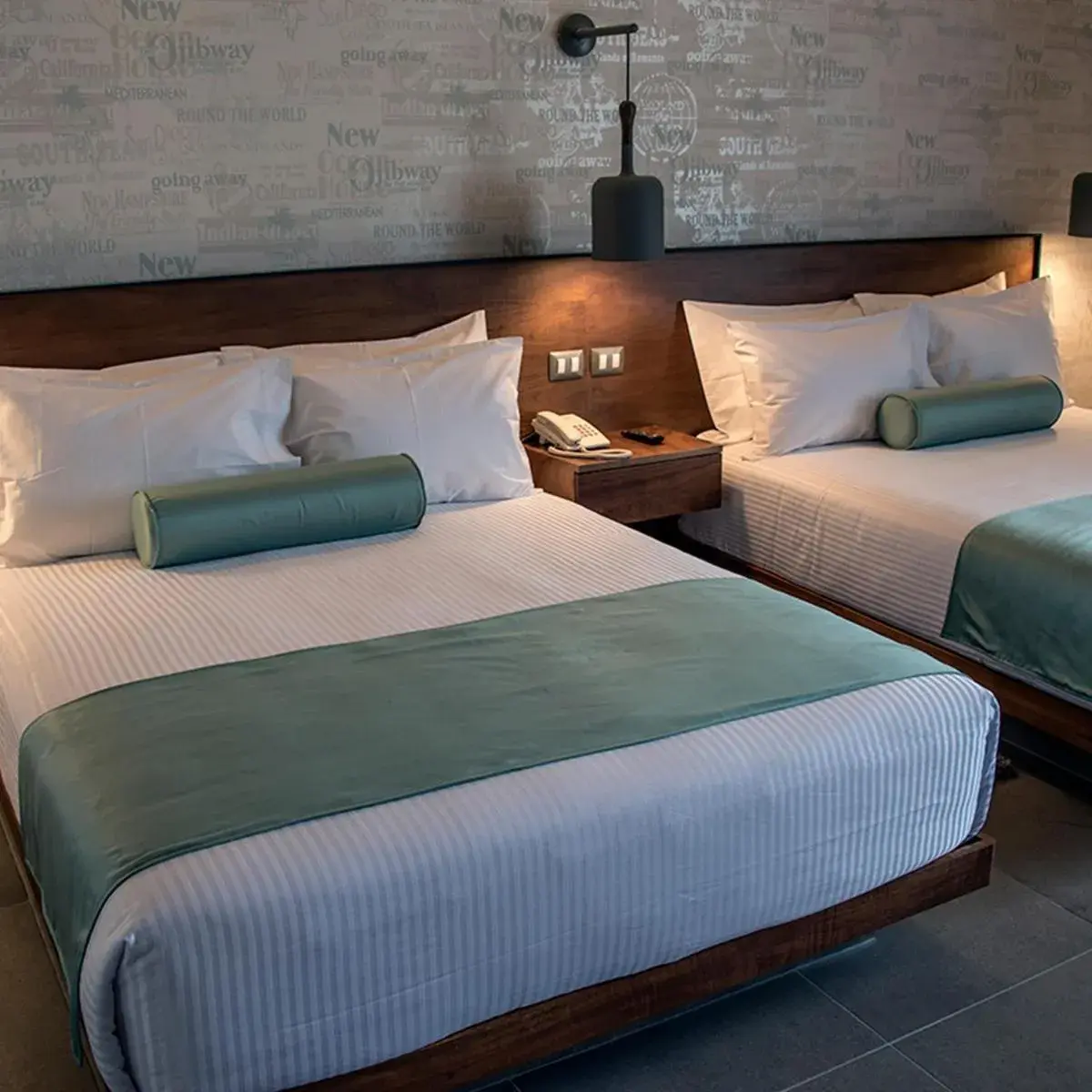 Deluxe Quadruple Room - single occupancy in Hotel Y Parque Acuático La Caldera Deluxe Quadruple Room - single occupancy in Hotel Y Parque Acuático La Caldera