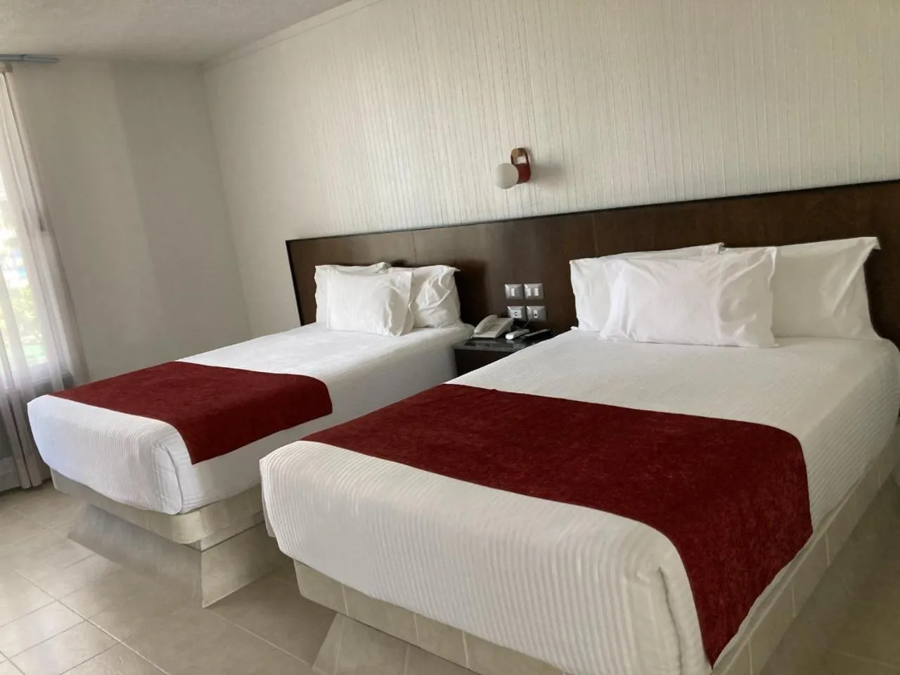 Bed in Hotel Y Parque Acuático La Caldera