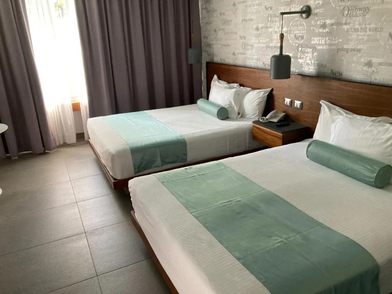 Bed in Hotel Y Parque Acuático La Caldera