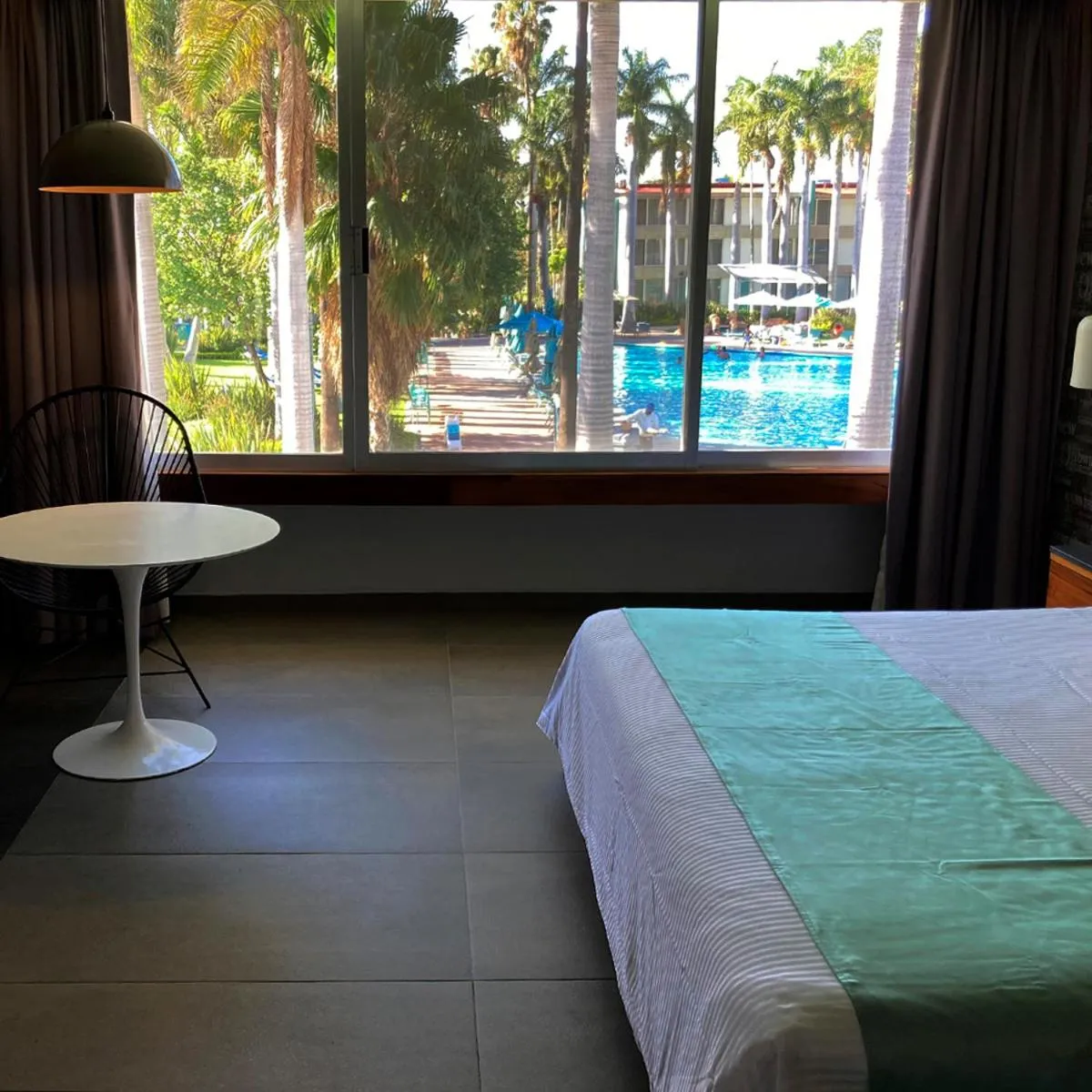 Bed in Hotel Y Parque Acuático La Caldera