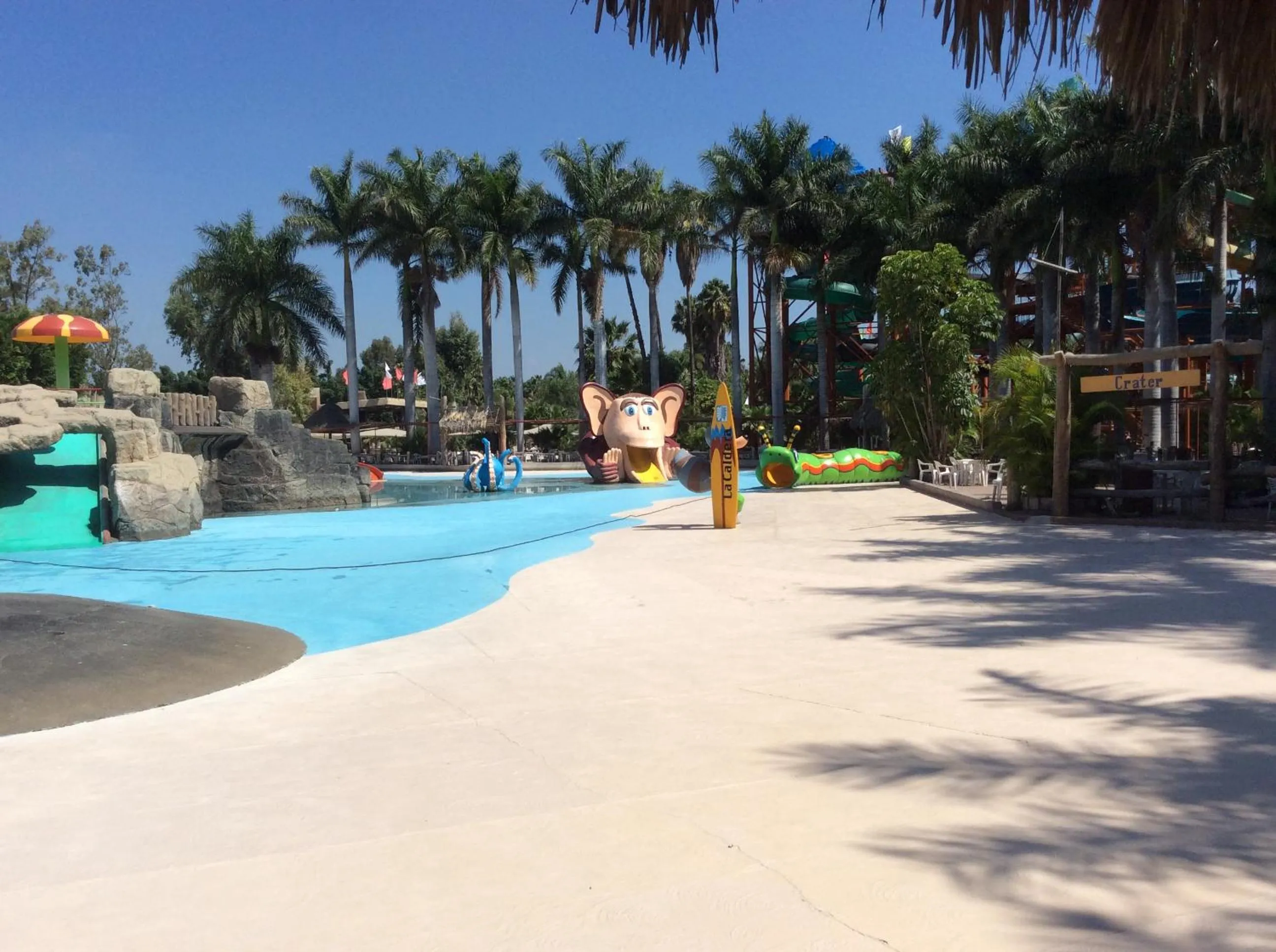 Children play ground in Hotel Y Parque Acuático La Caldera