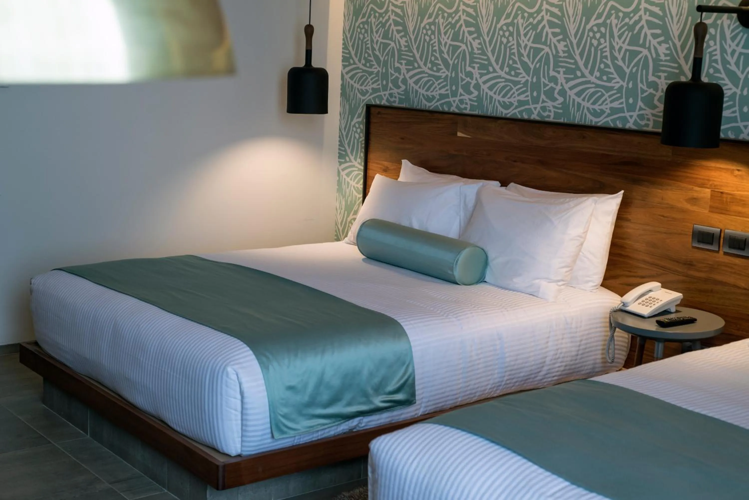 Bed in Hotel Y Parque Acuático La Caldera