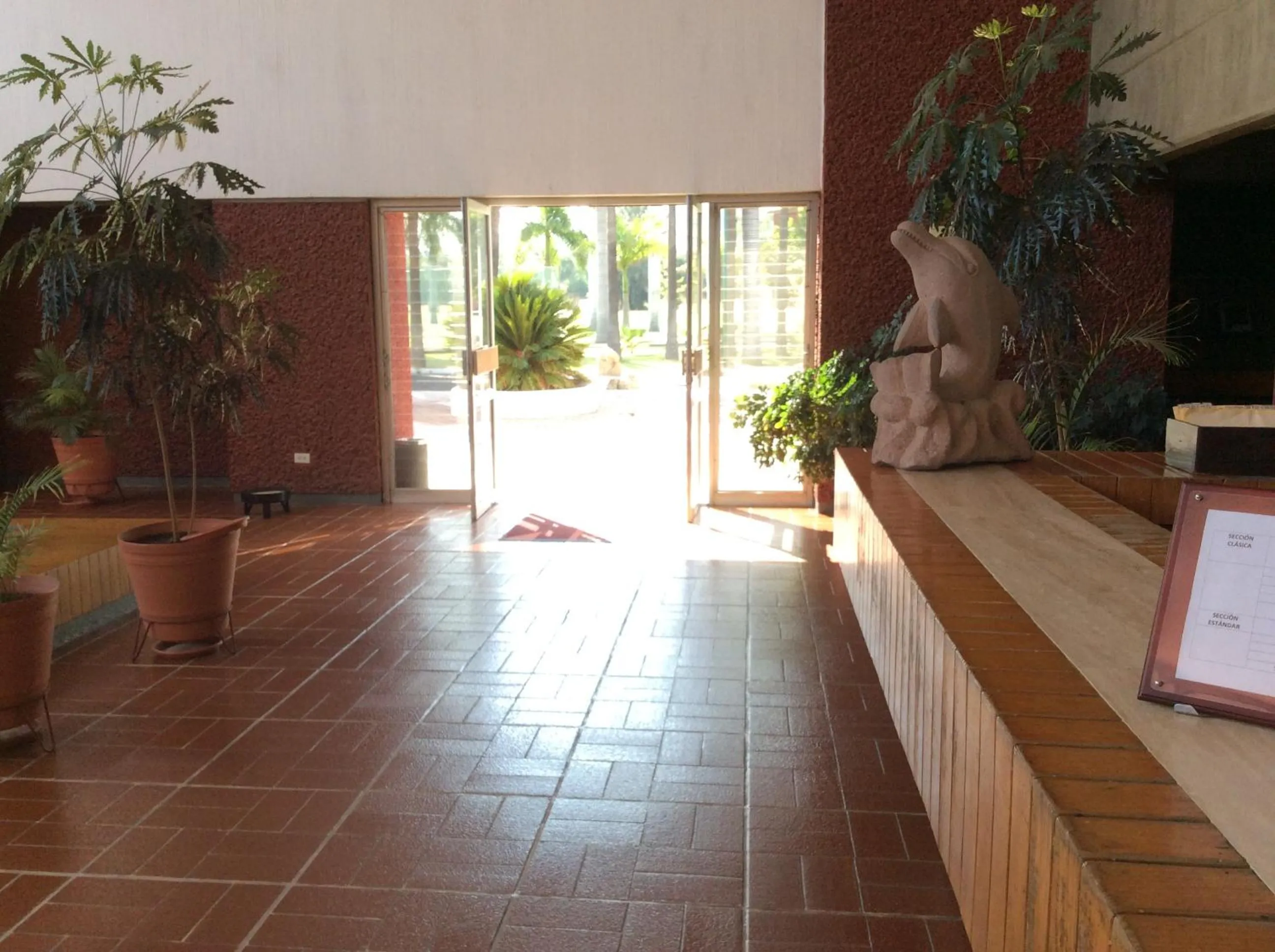 Lobby or reception in Hotel Y Parque Acuático La Caldera