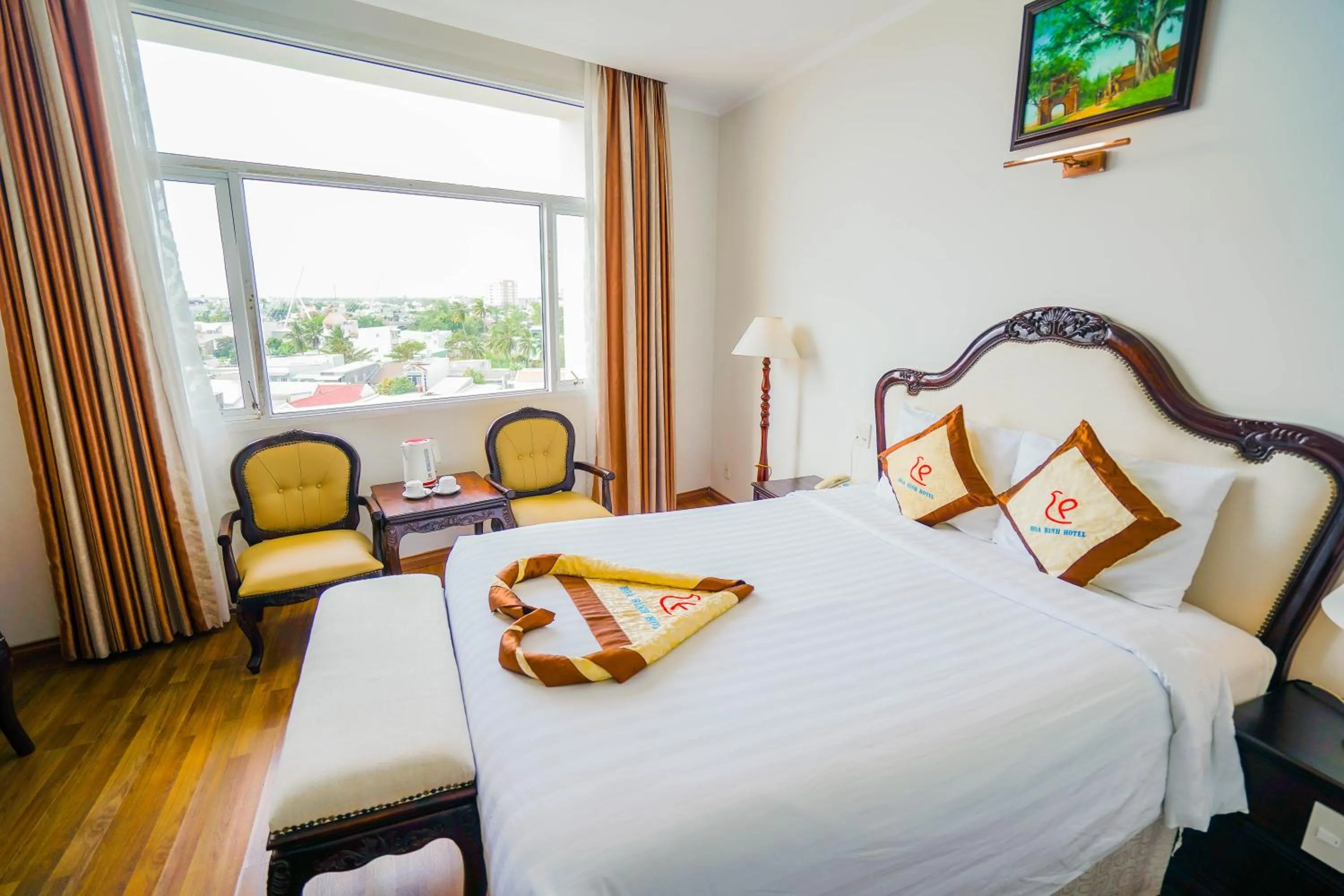Bed in Hoa Binh 1 Hotel