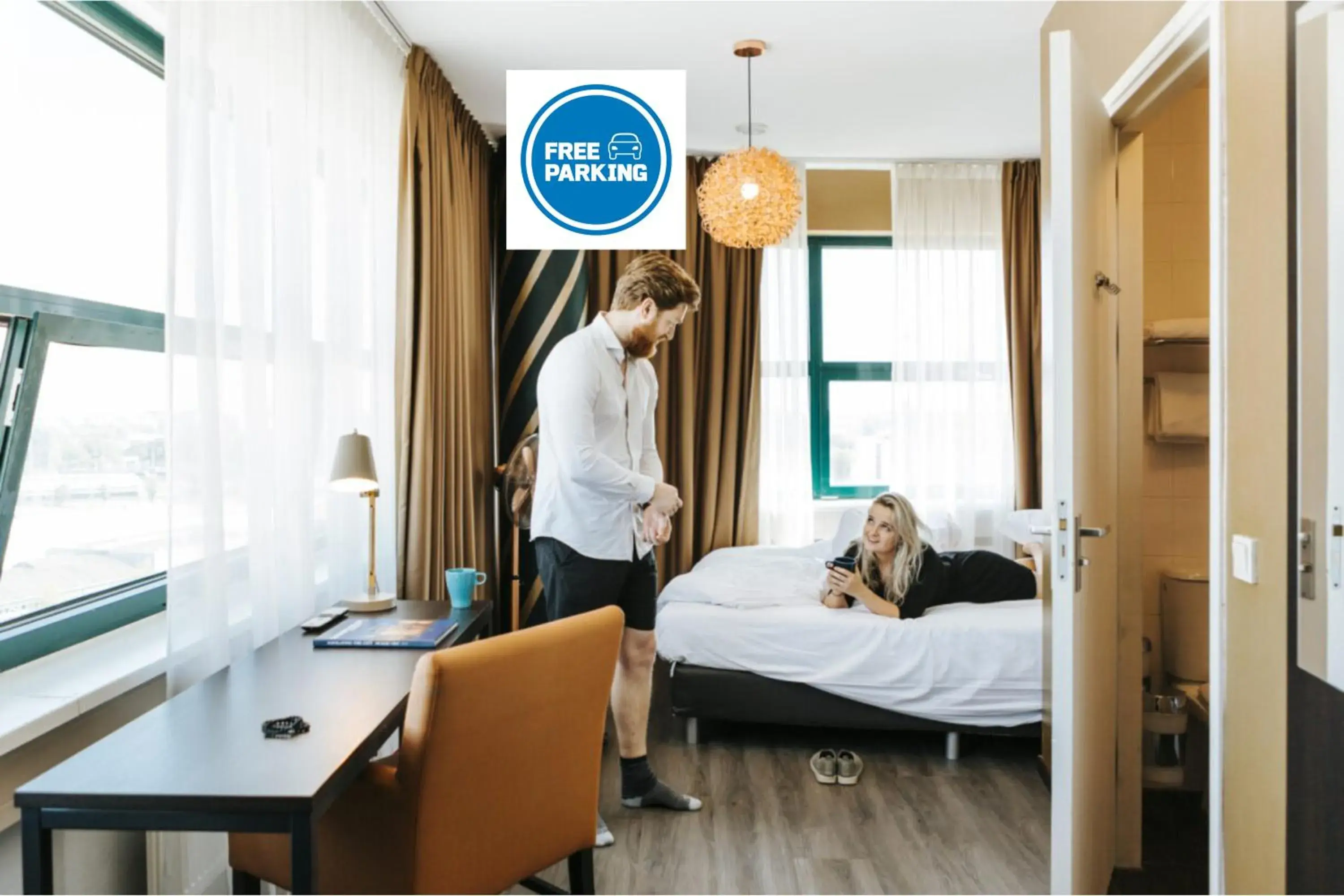 Bed in The Hague Teleport Hotel Bed in The Hague Teleport Hotel