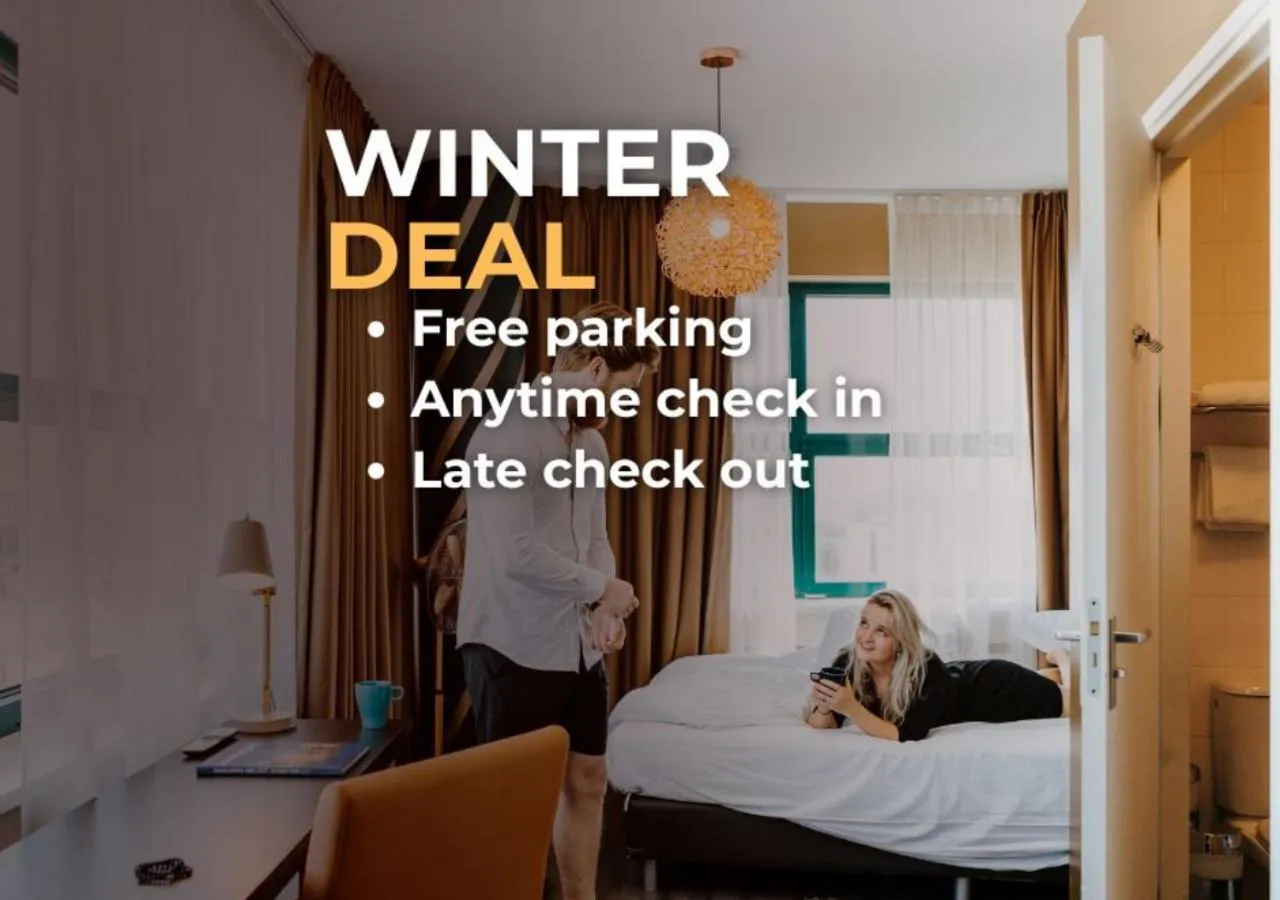 People in The Hague Teleport Hotel - Free Parking