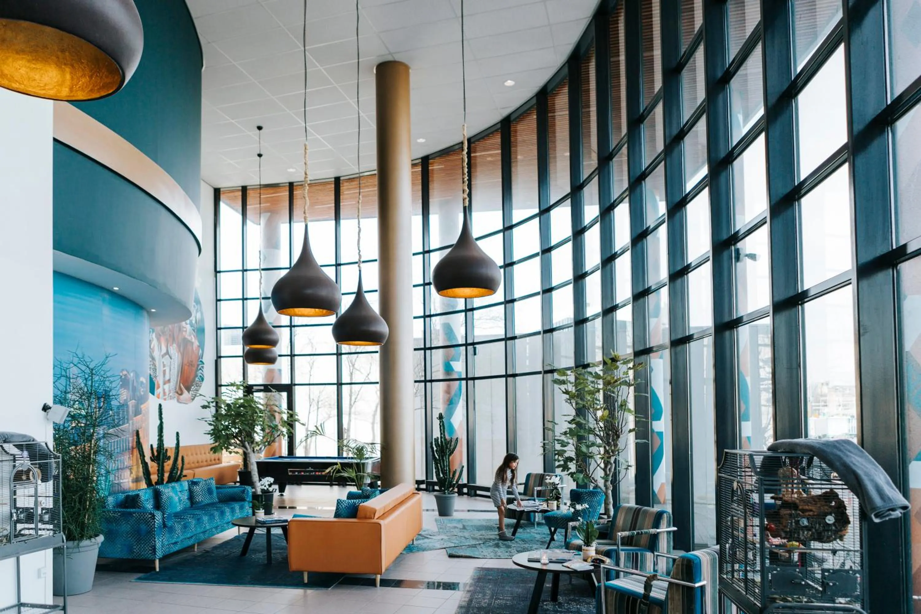 Lobby or reception in The Hague Teleport Hotel - Free Parking