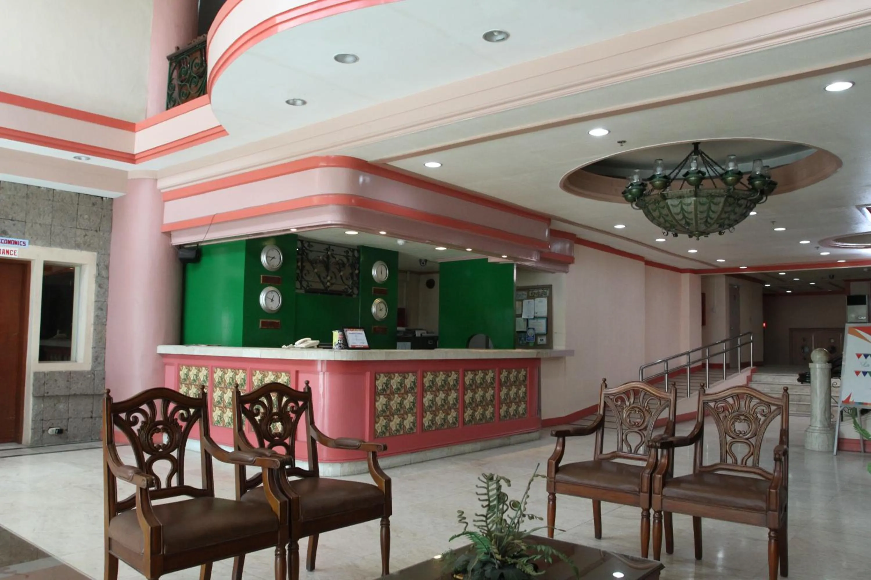 Lobby or reception in La Fiesta Hotel