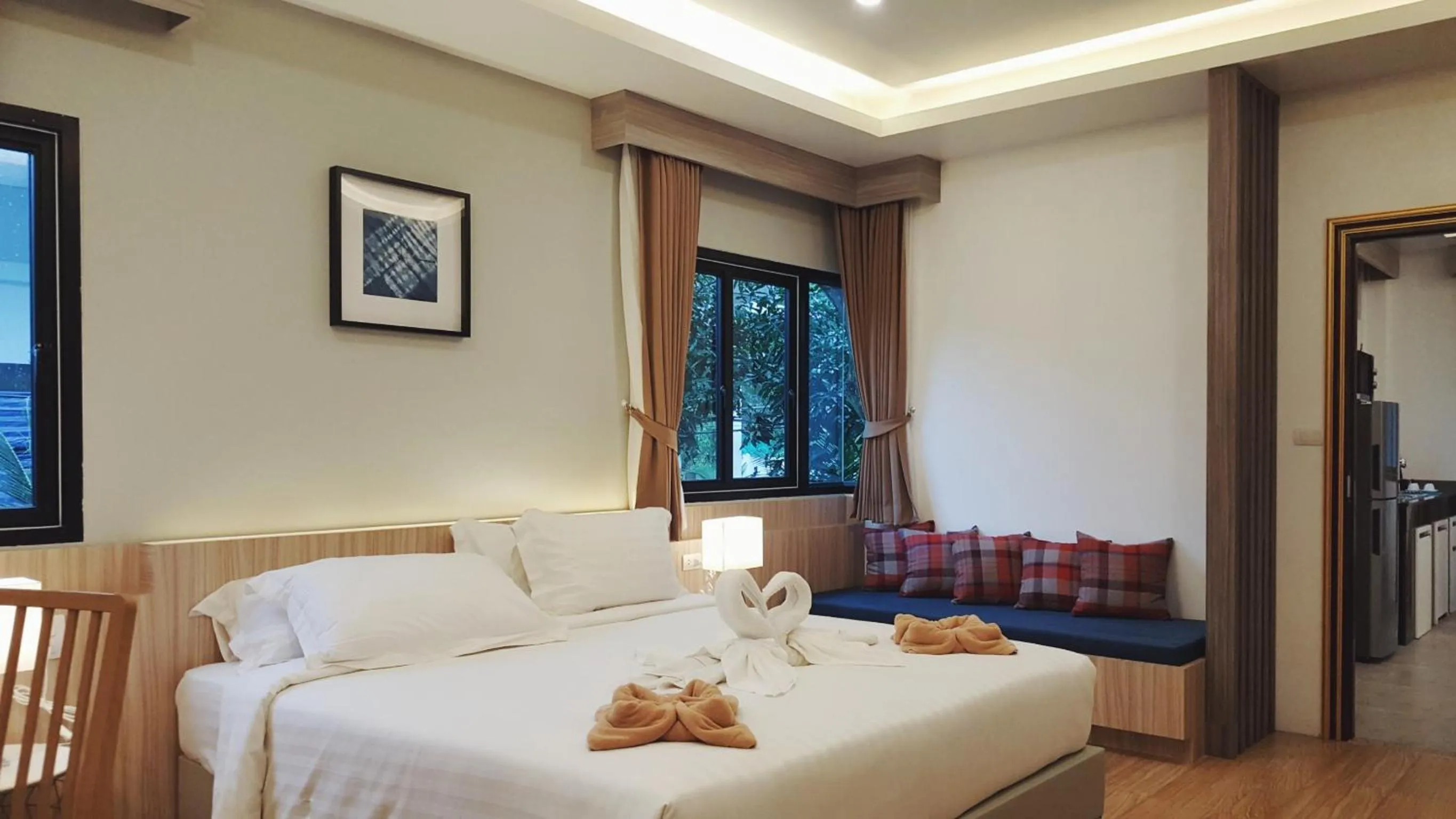 Bedroom, Bed in Simple Life Cliff View Resort