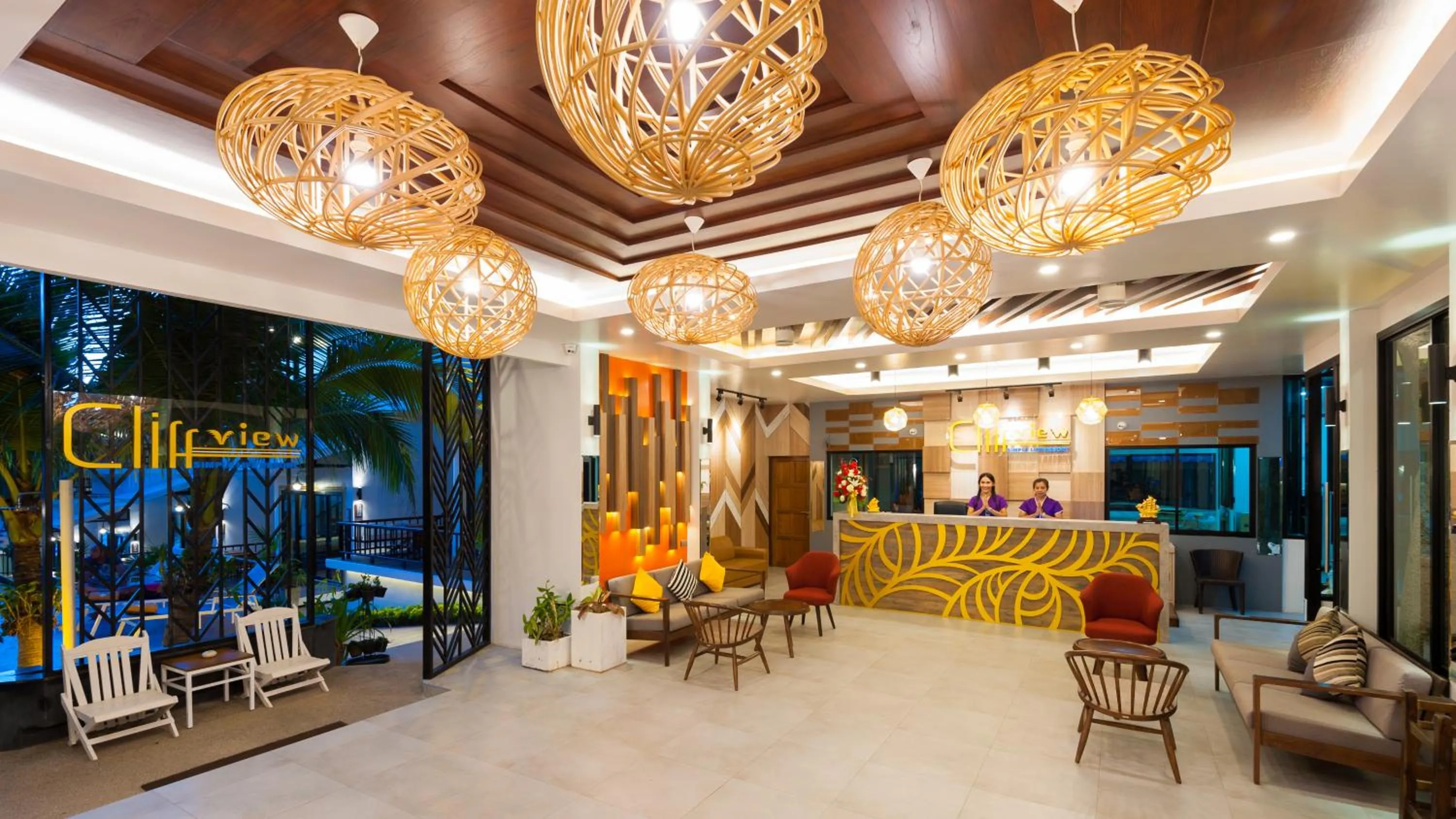Lobby or reception in Simple Life Cliff View Resort