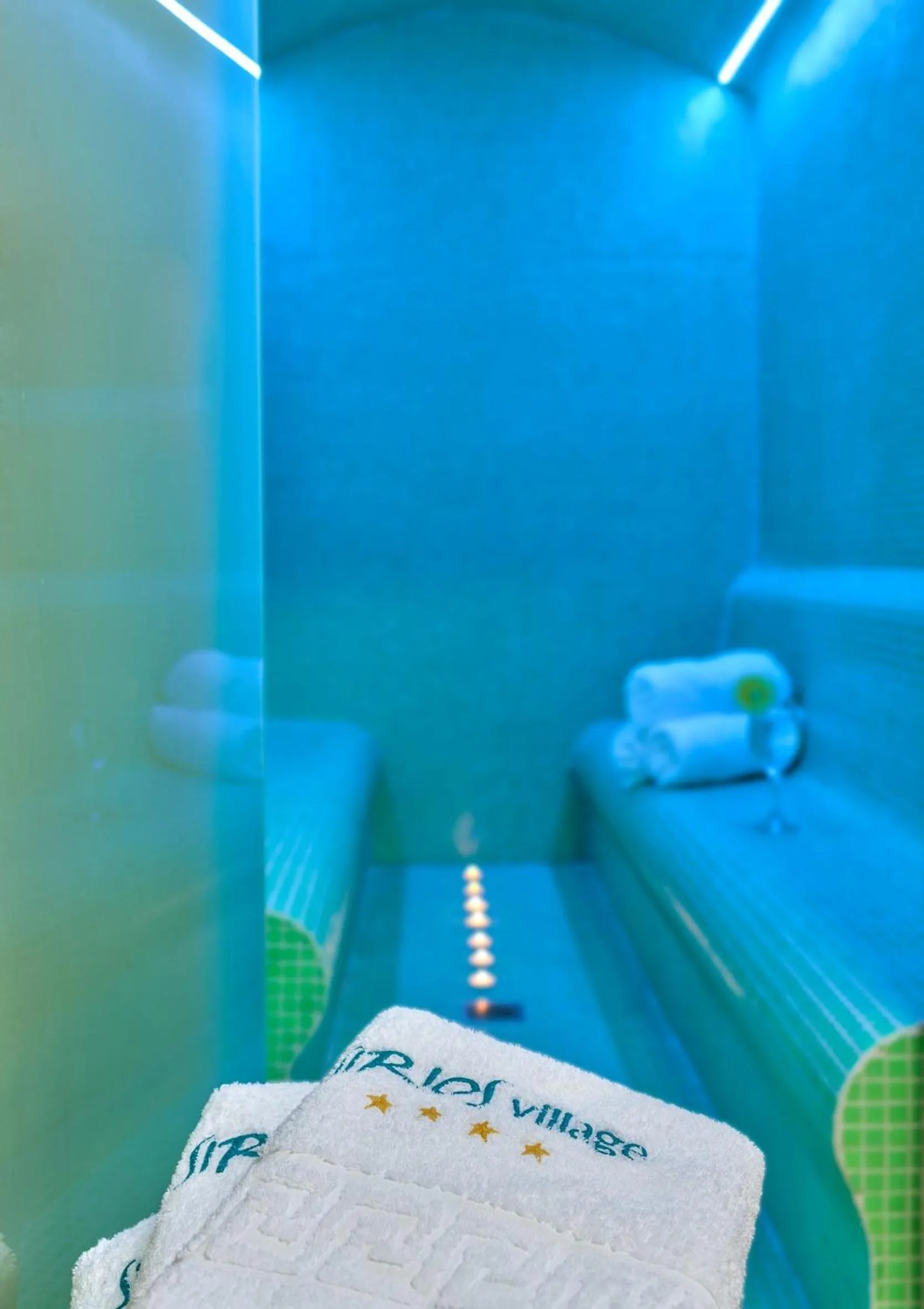 Steam room, Bed in Sirios Village Hotel & Bungalows - All Inclusive