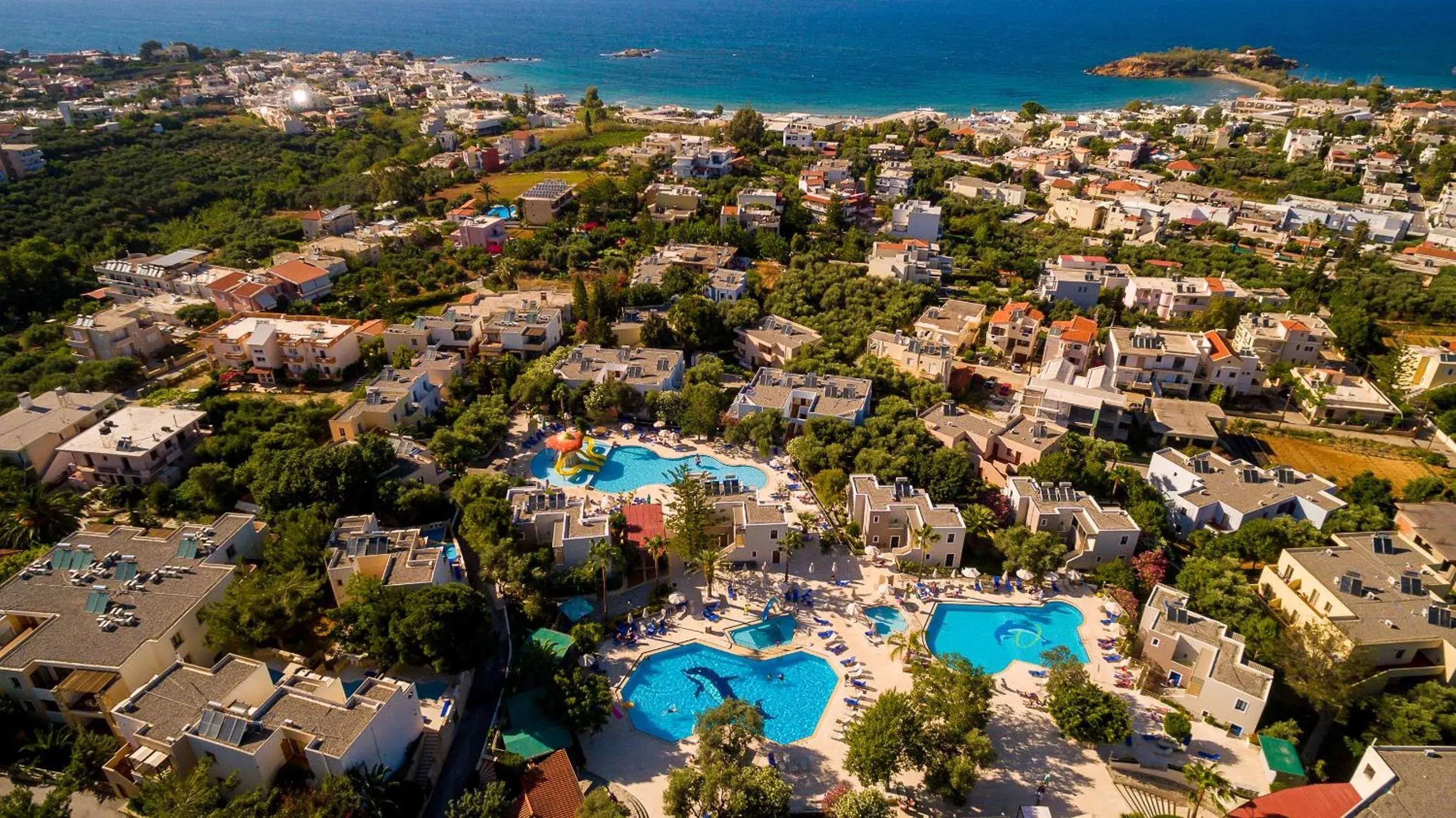 Bird's eye view in Sirios Village Hotel & Bungalows - All Inclusive Bird's eye view in Sirios Village Hotel & Bungalows - All Inclusive