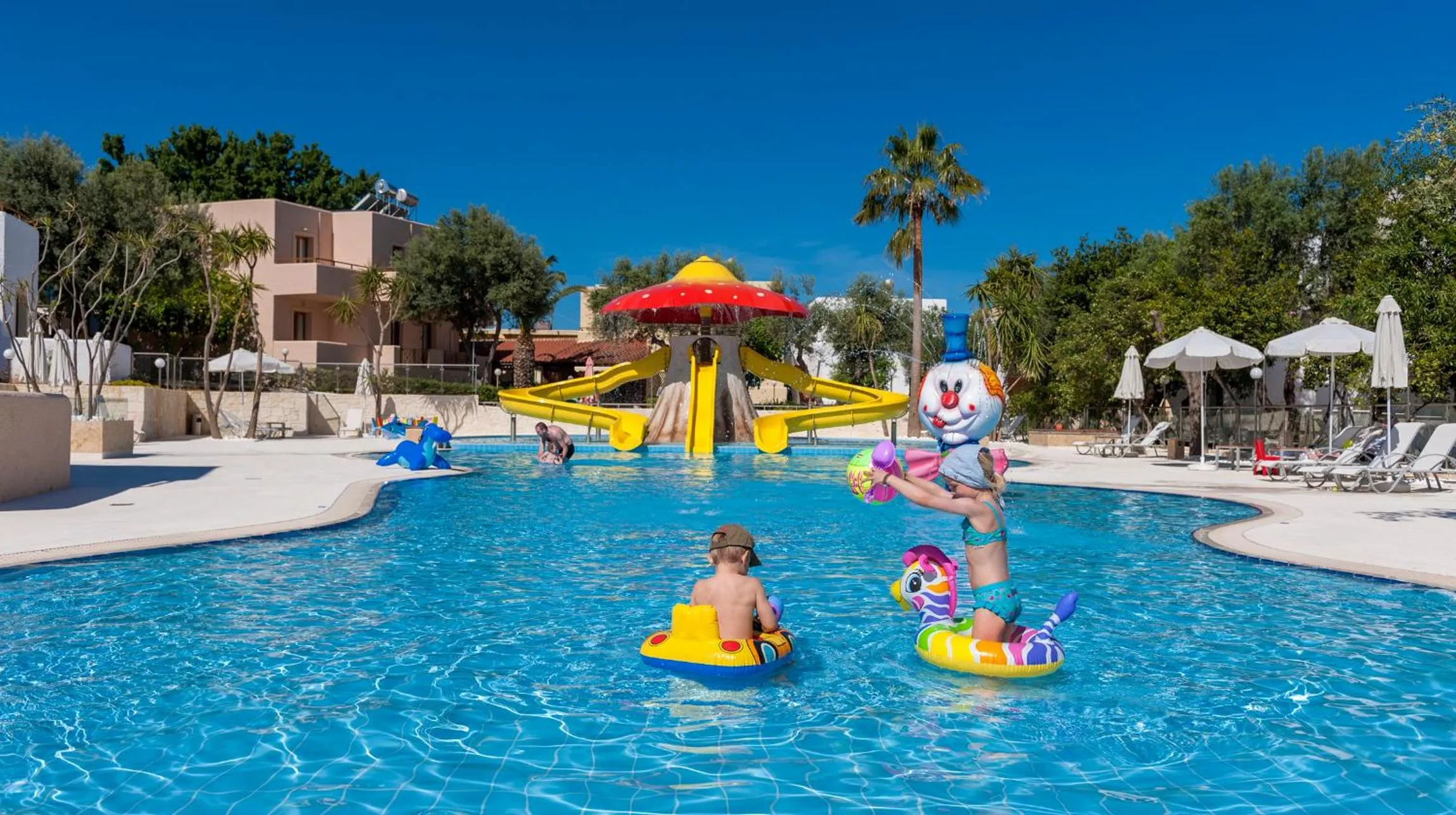 Aqua park in Sirios Village Hotel & Bungalows - All Inclusive