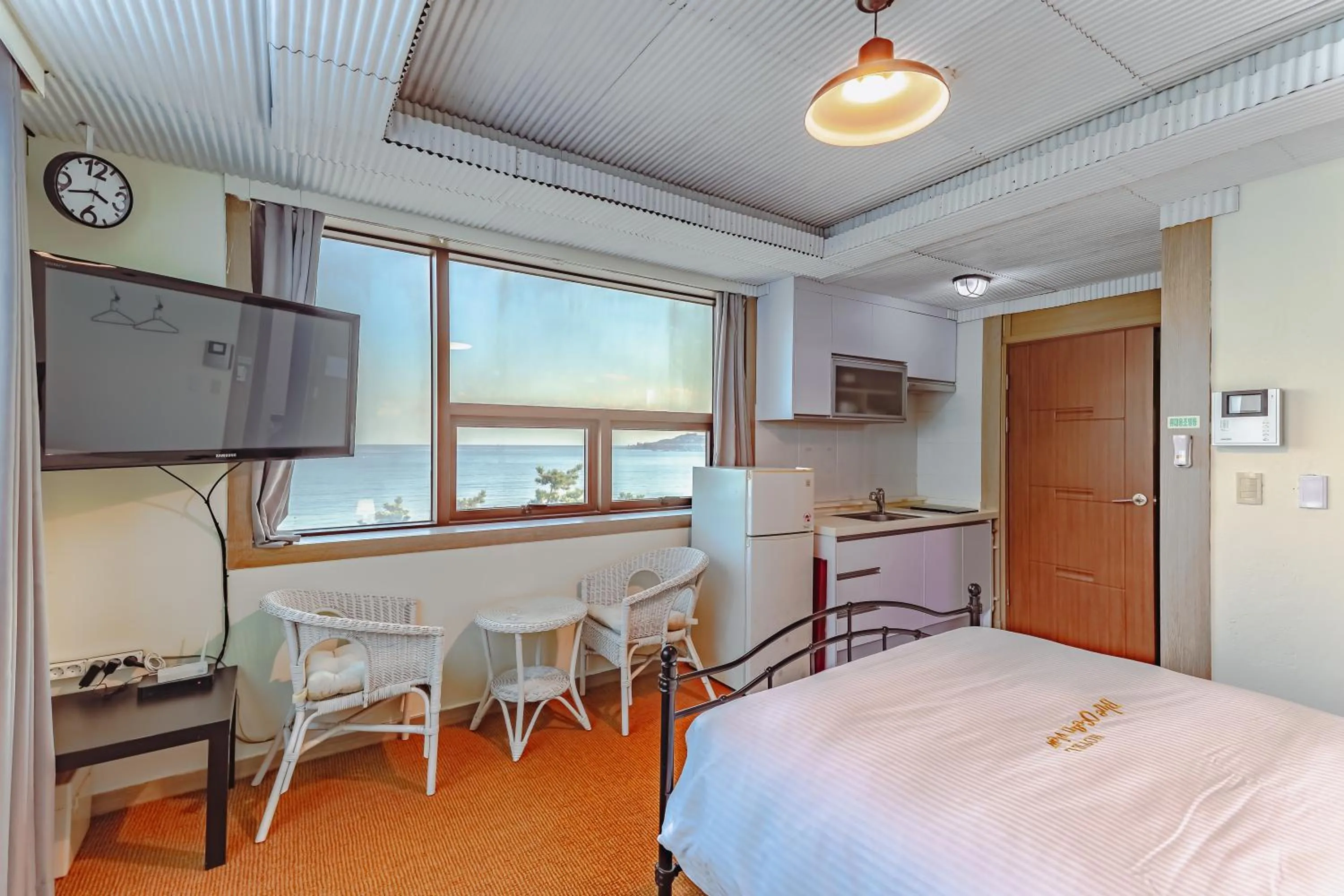 Bed in Residence Hotel Blue Ocean View