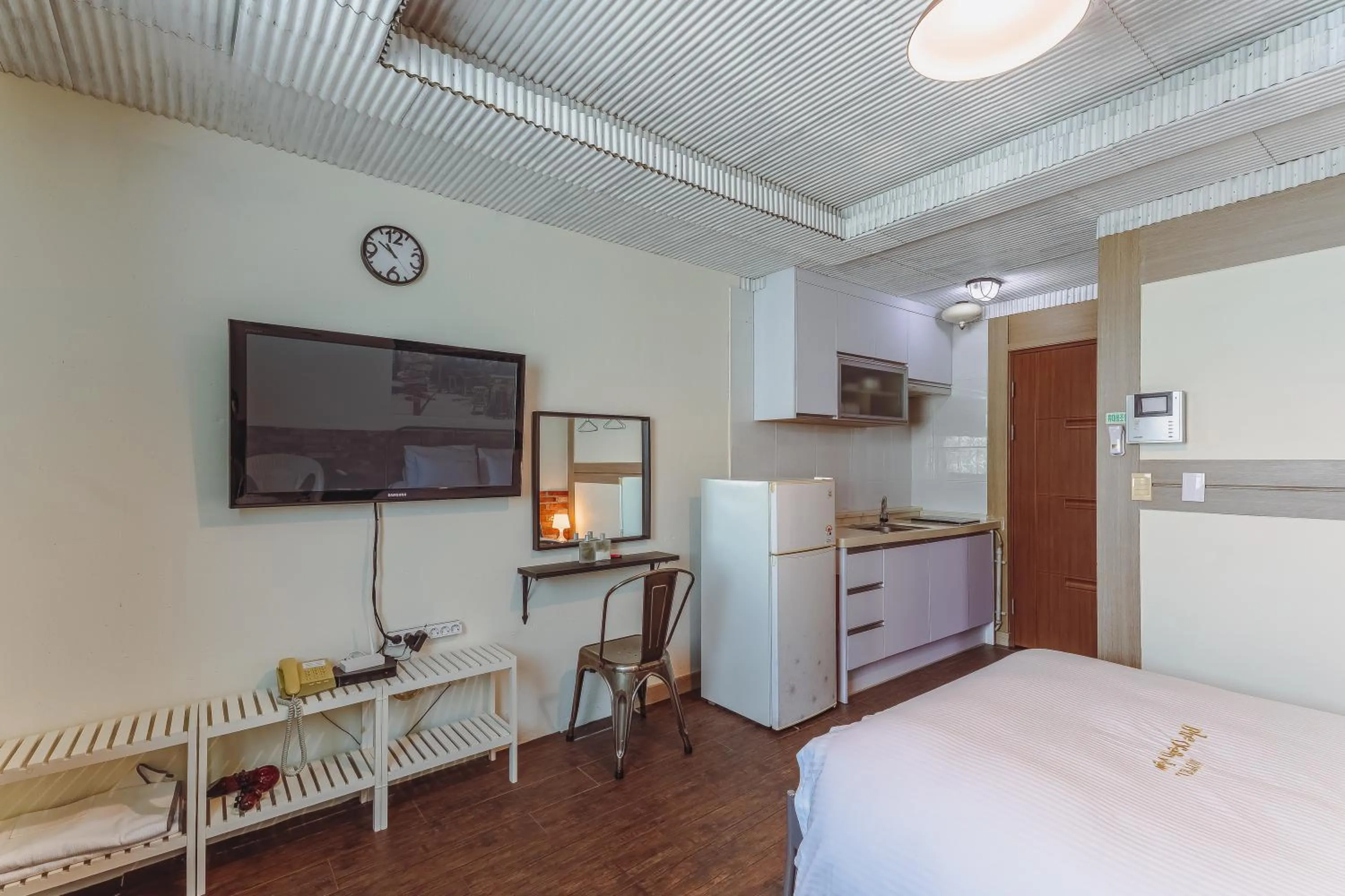 Bed in Residence Hotel Blue Ocean View