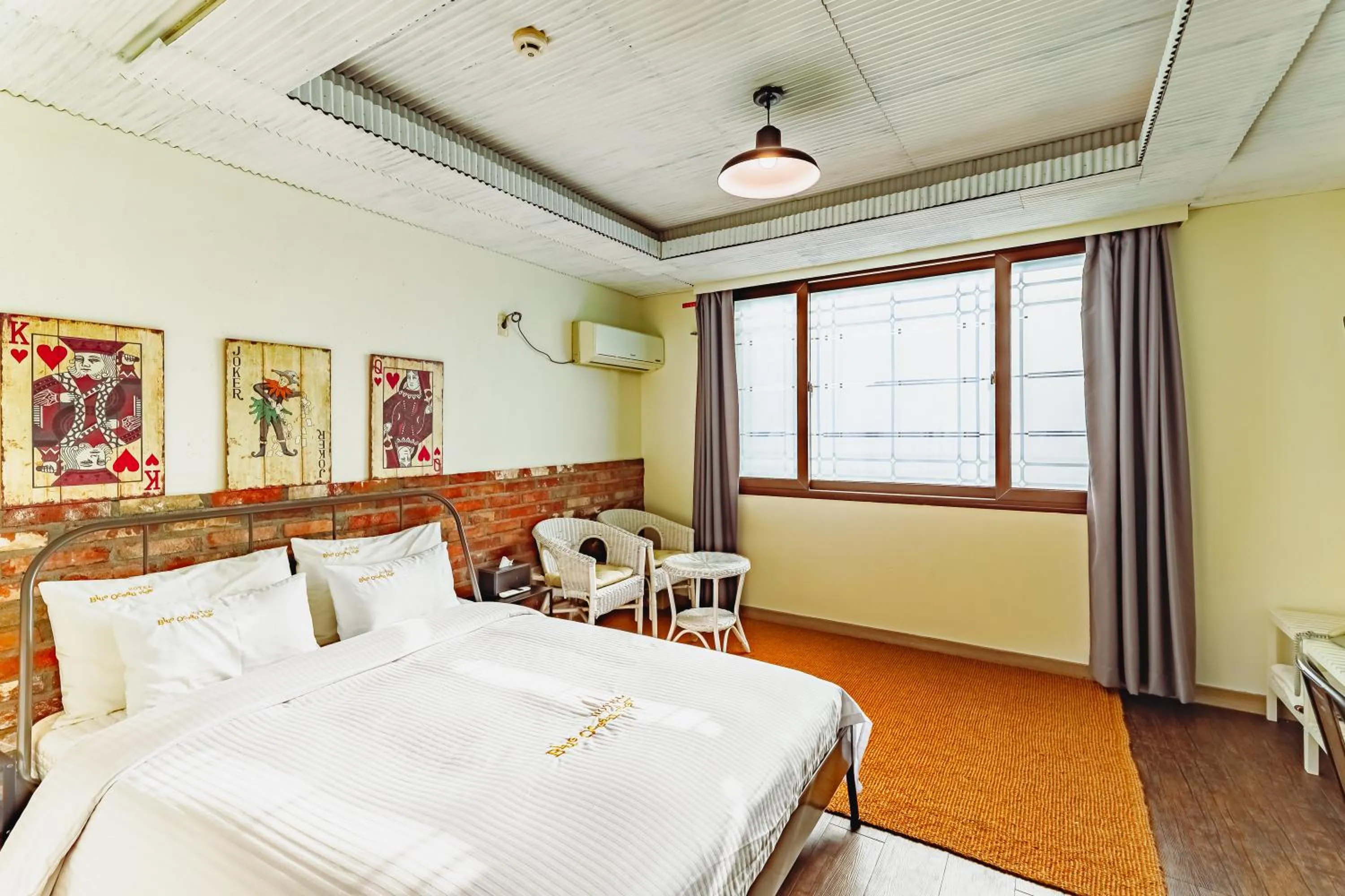 Bed in Residence Hotel Blue Ocean View