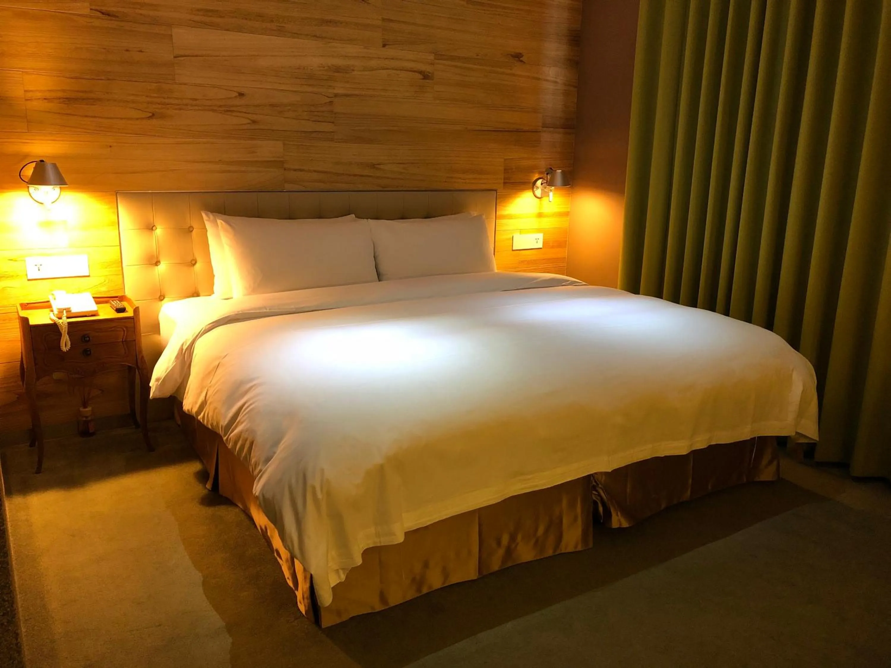 Decorative detail, Bed in Inhouse Hotel Taichung