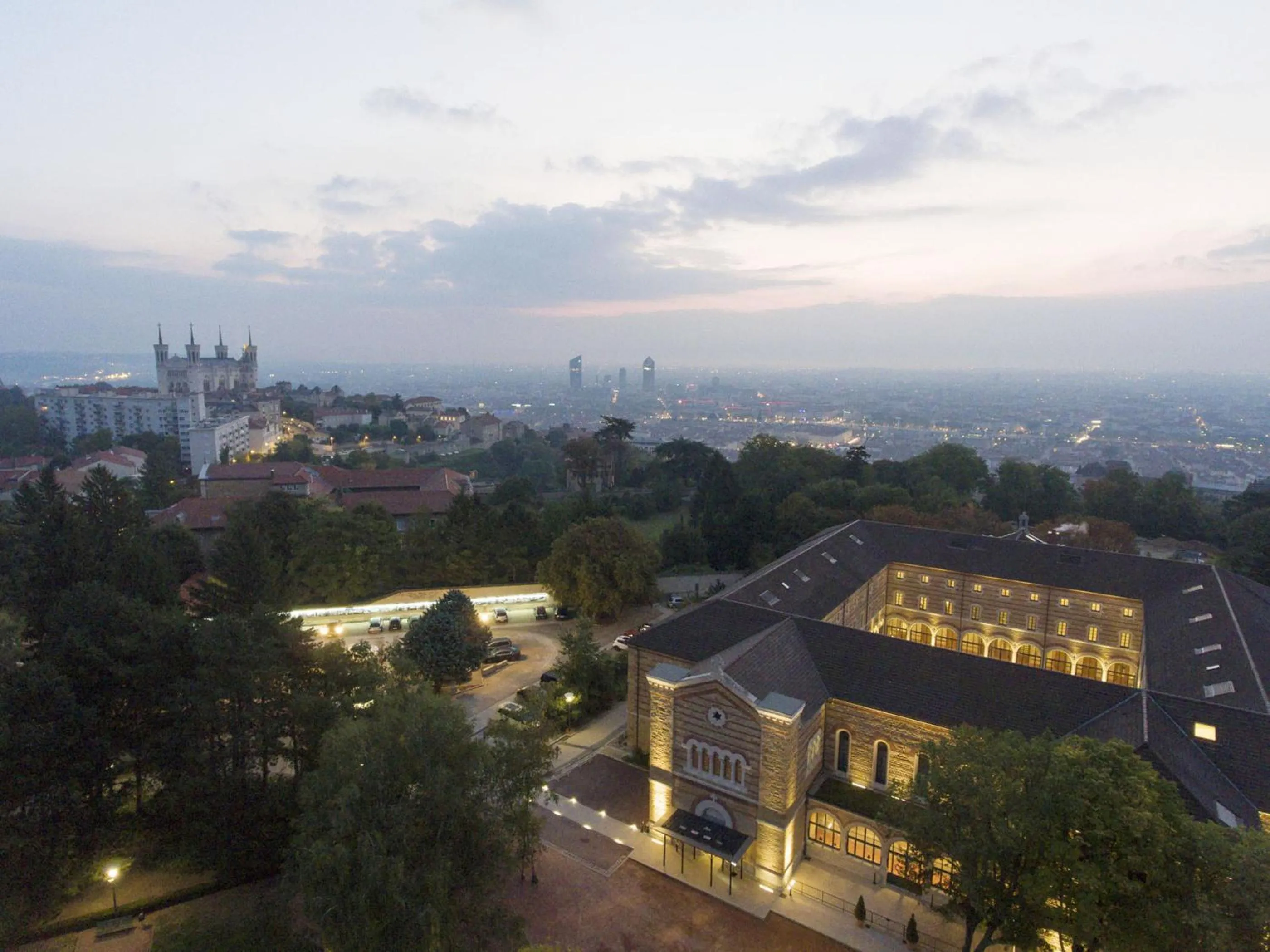 Bird's eye view in Fourvière Hôtel