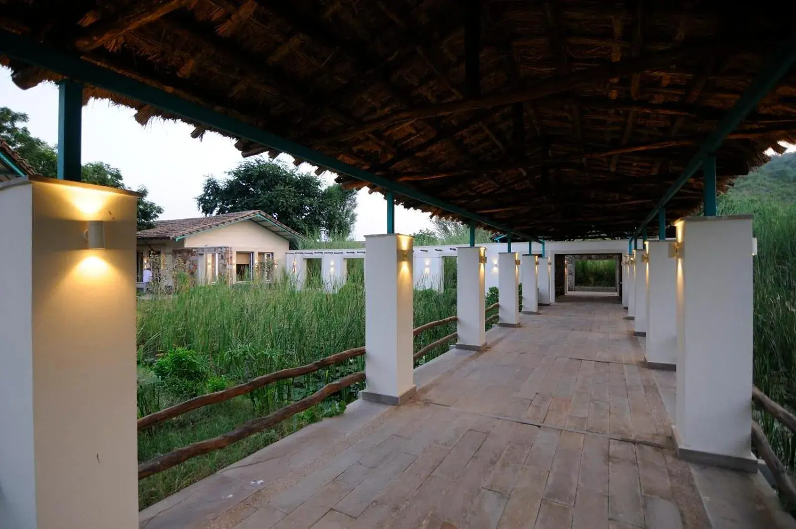 Facade/entrance in Trees N Tigers Luxury Wildlife Lodge Facade/entrance in Trees N Tigers Luxury Wildlife Lodge