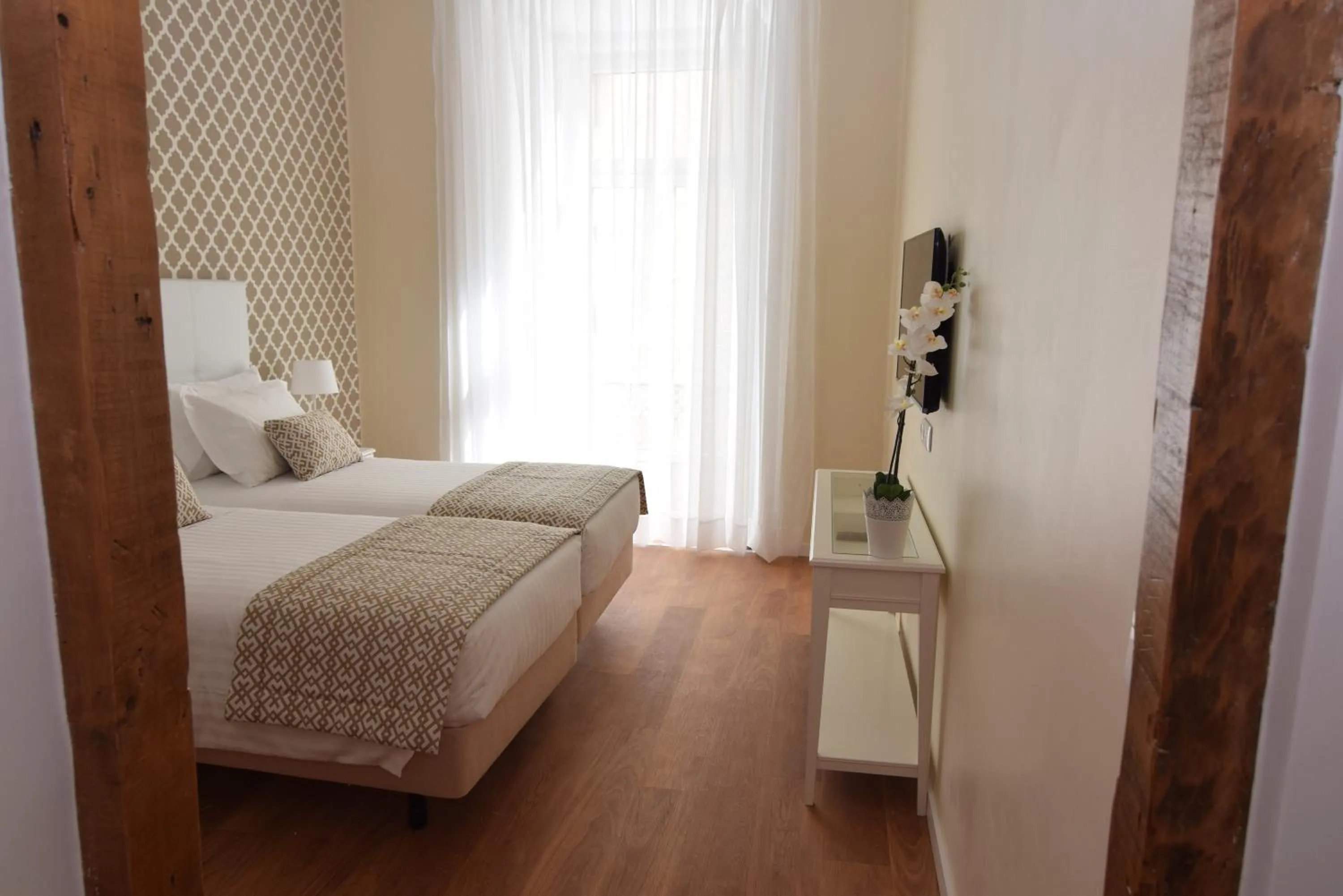 Decorative detail, Bed in Dream Chiado Apartments