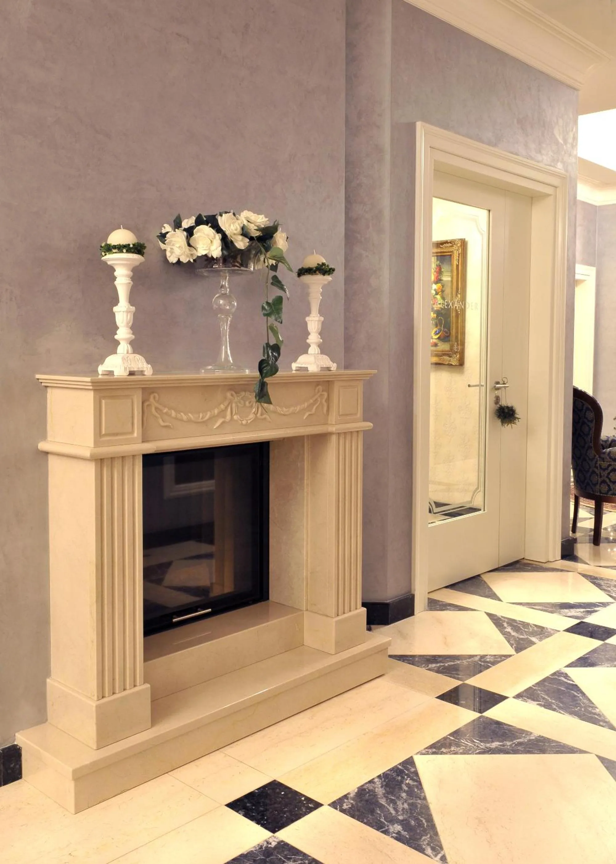 Decorative detail in Willa Alexander Resort & SPA - caloroczny kryty BASEN