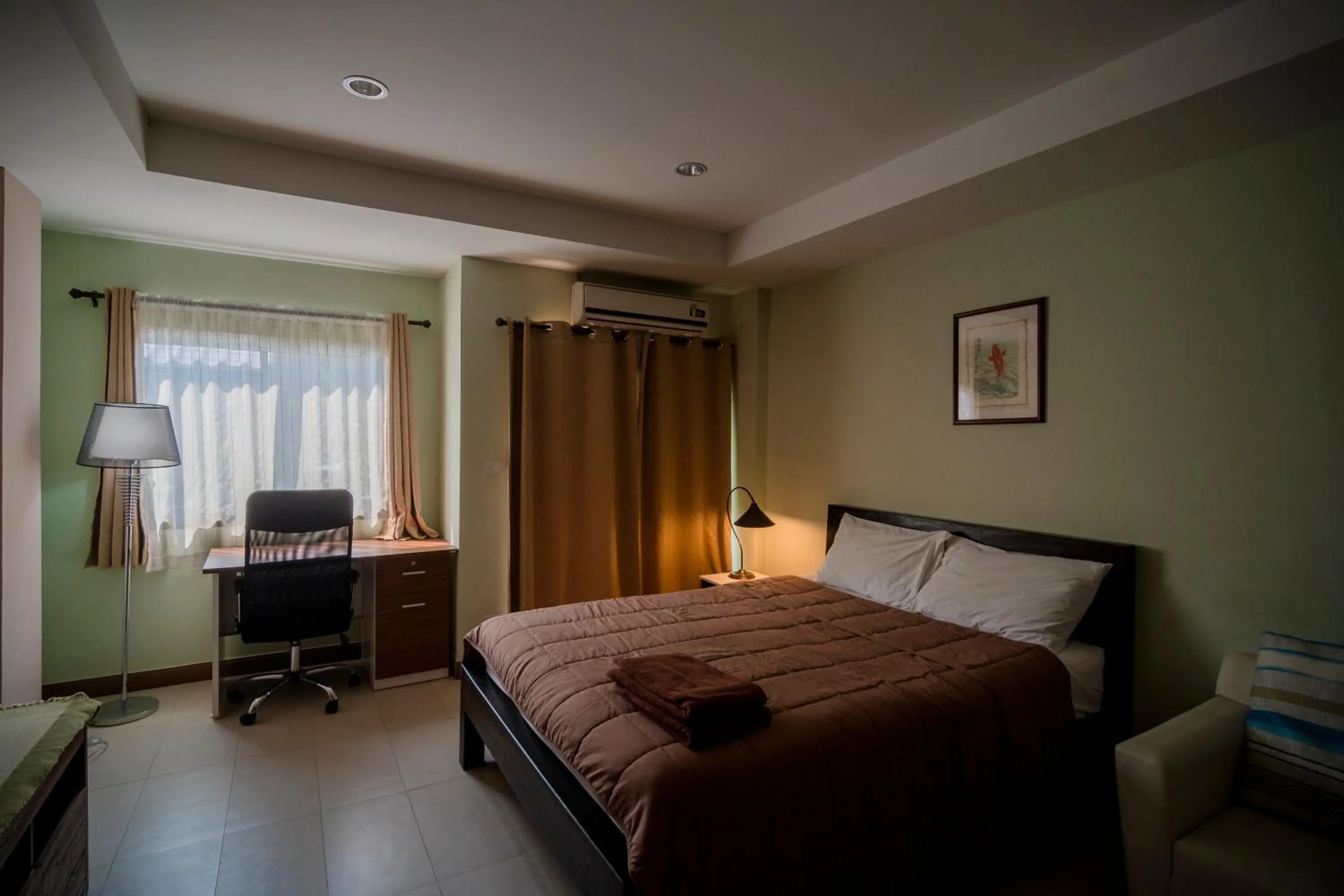 Bed in Banlanna Hotel Lampang