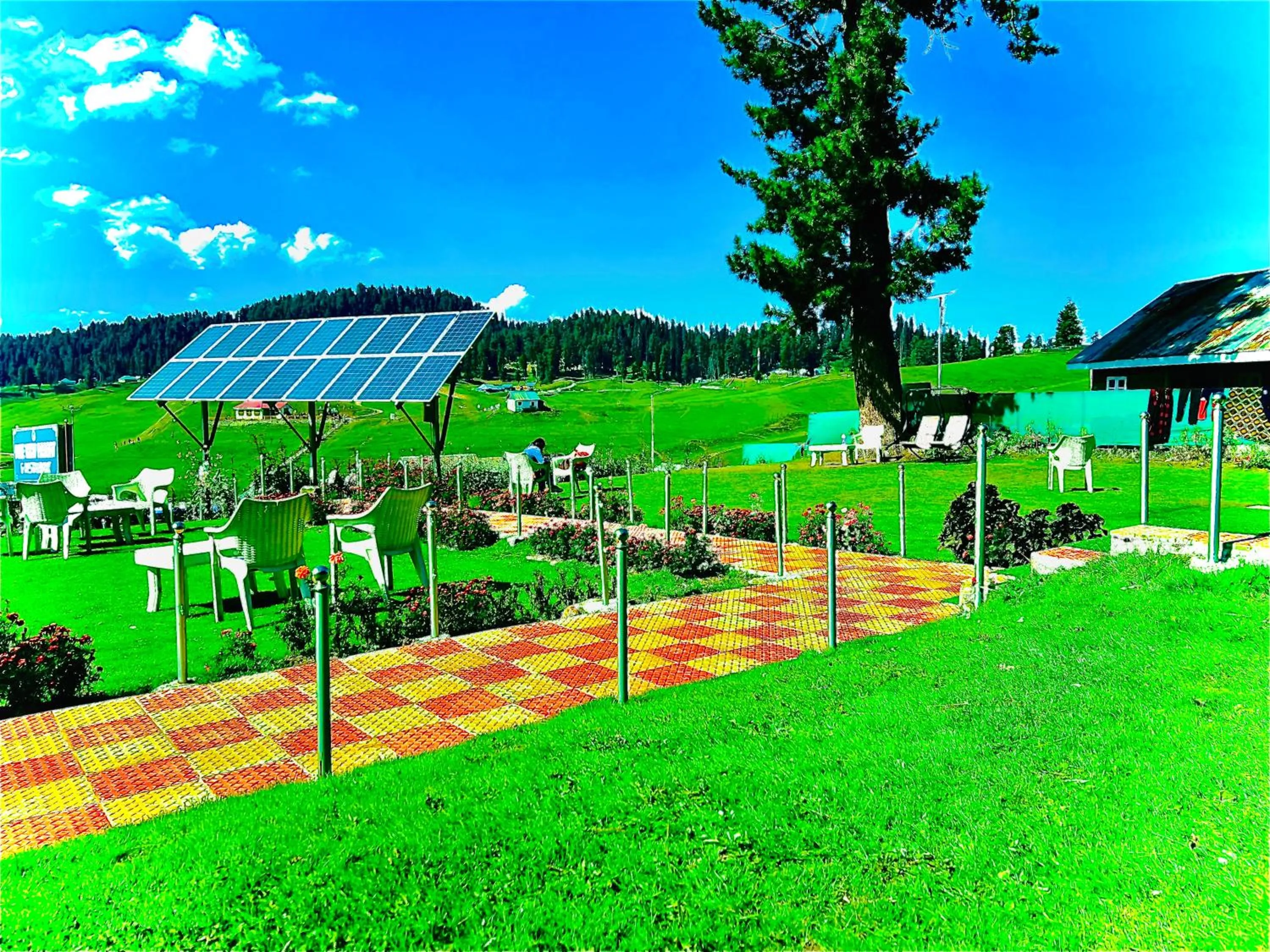 Garden in Pine View Resort