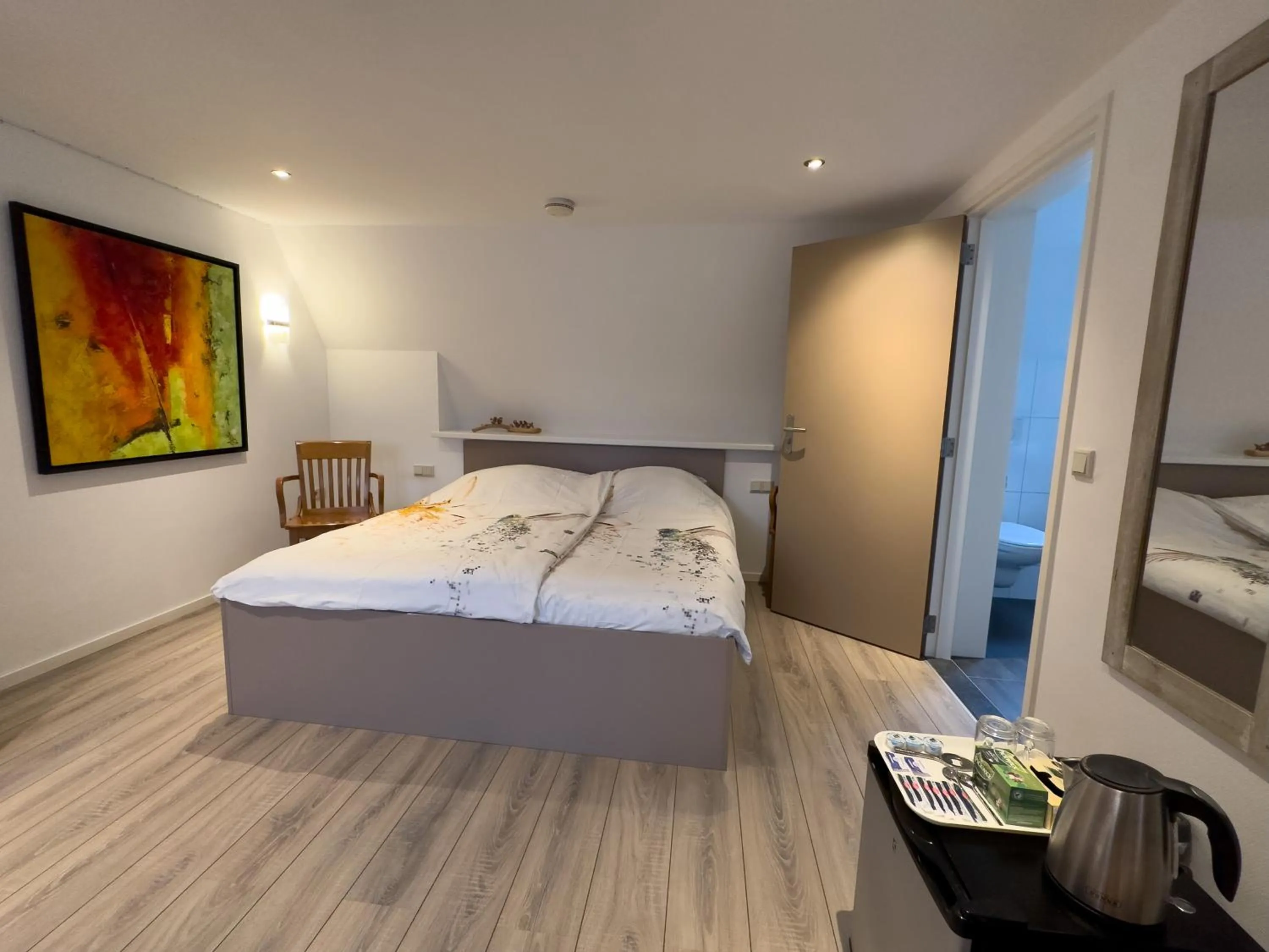 Bed in B&B De Groene Gast