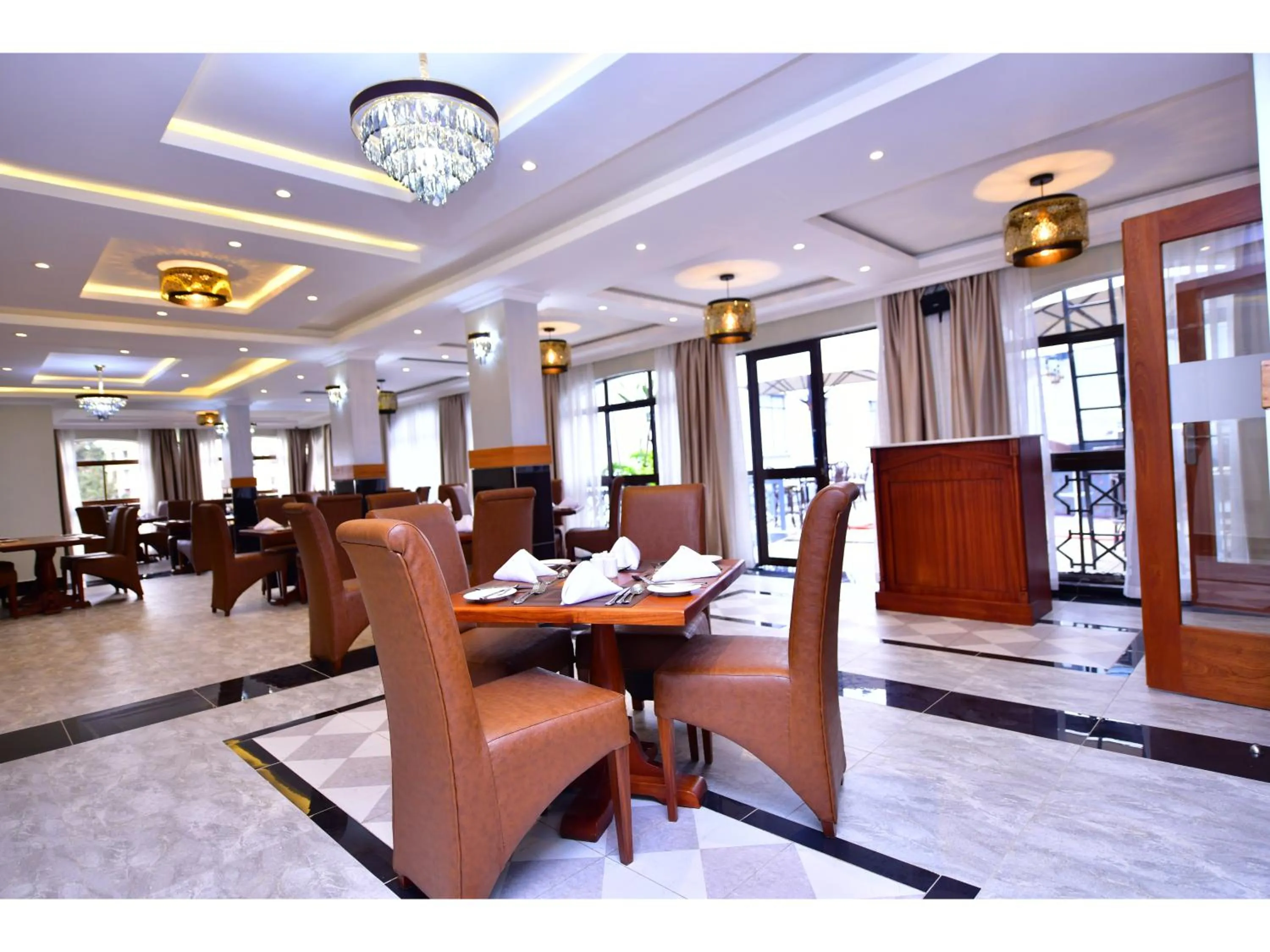 Restaurant/places to eat in Olive Gardens Hotel Nairobi