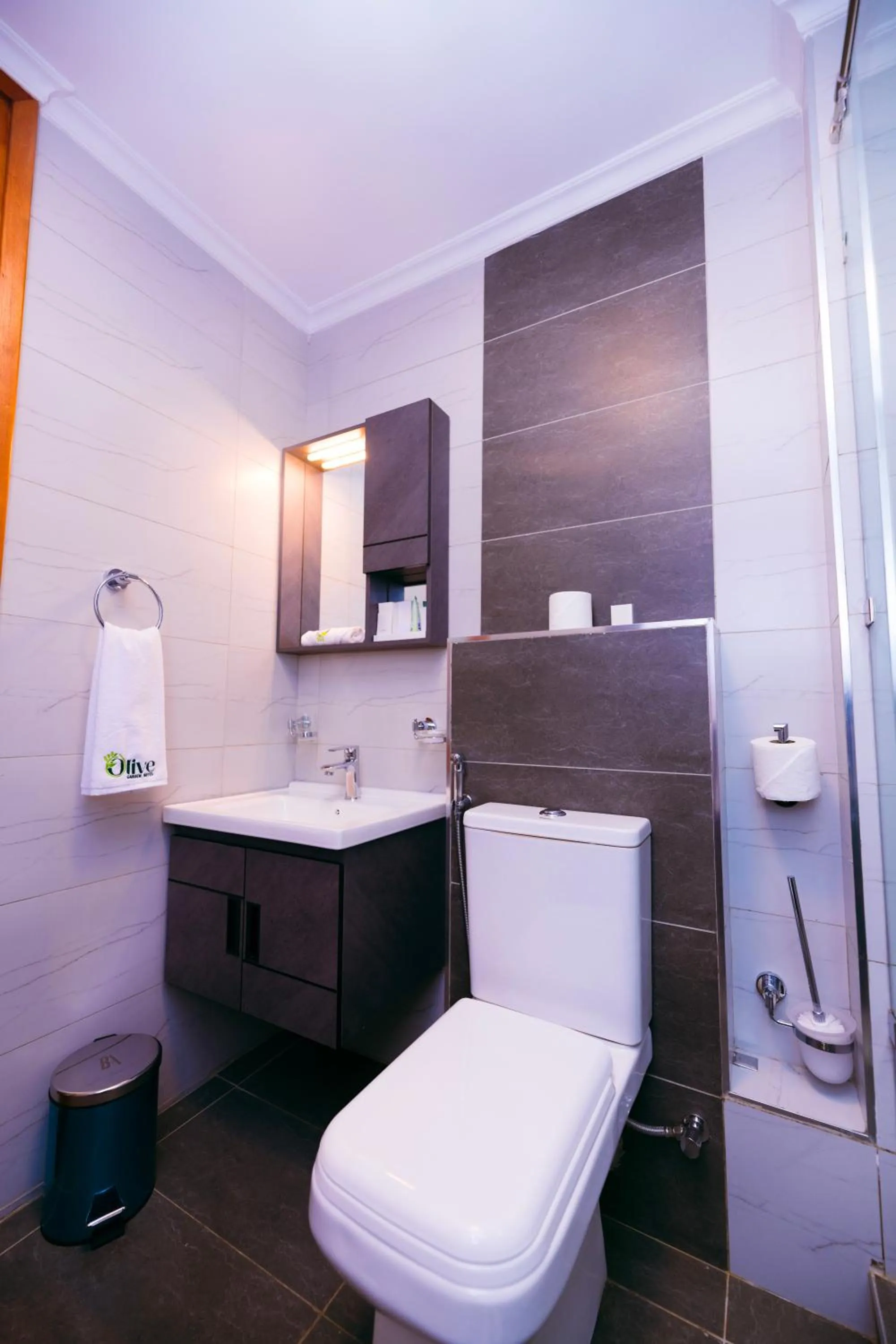 Toilet in Olive Gardens Hotel Nairobi