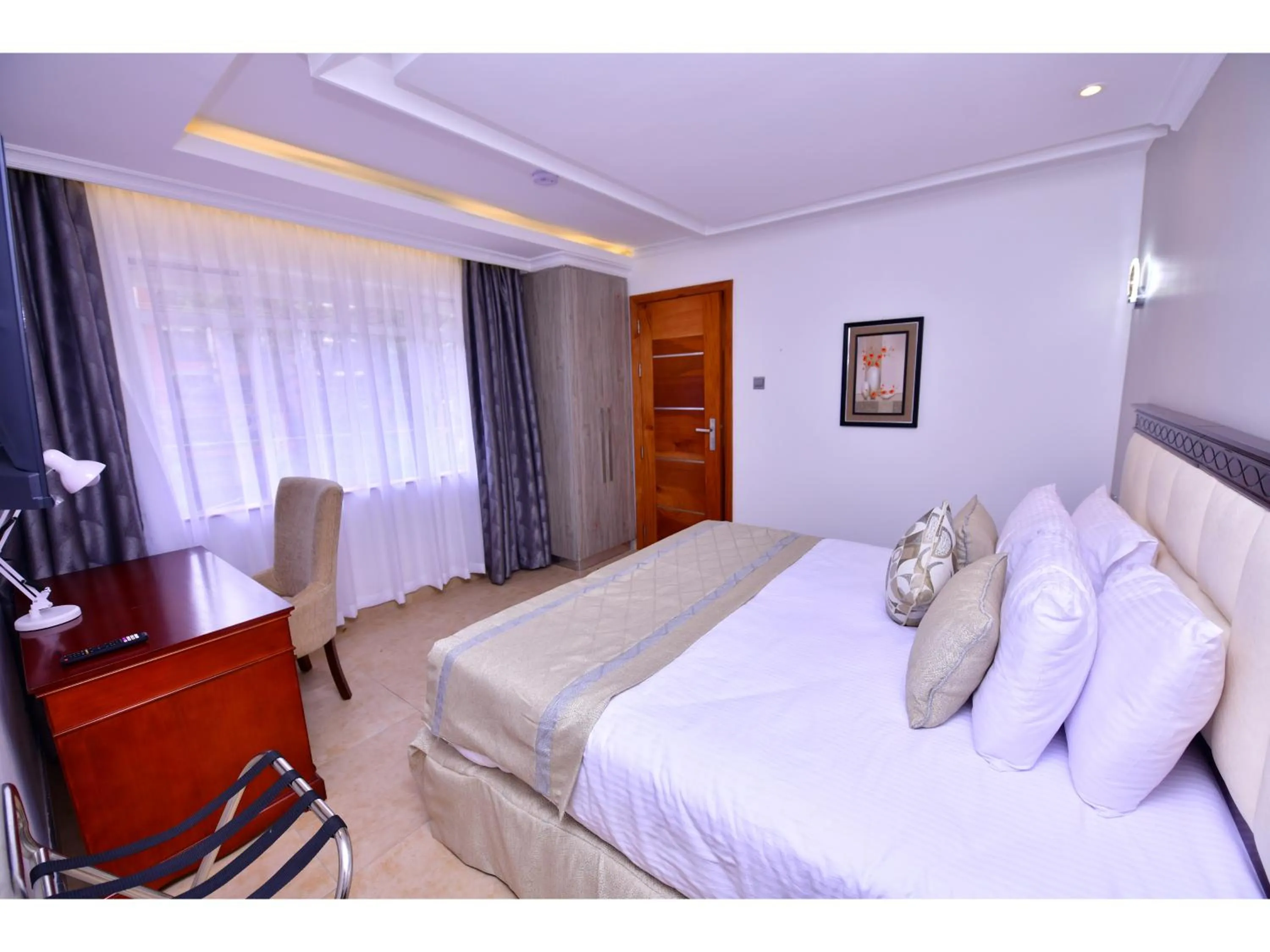 Bed in Olive Gardens Hotel Nairobi