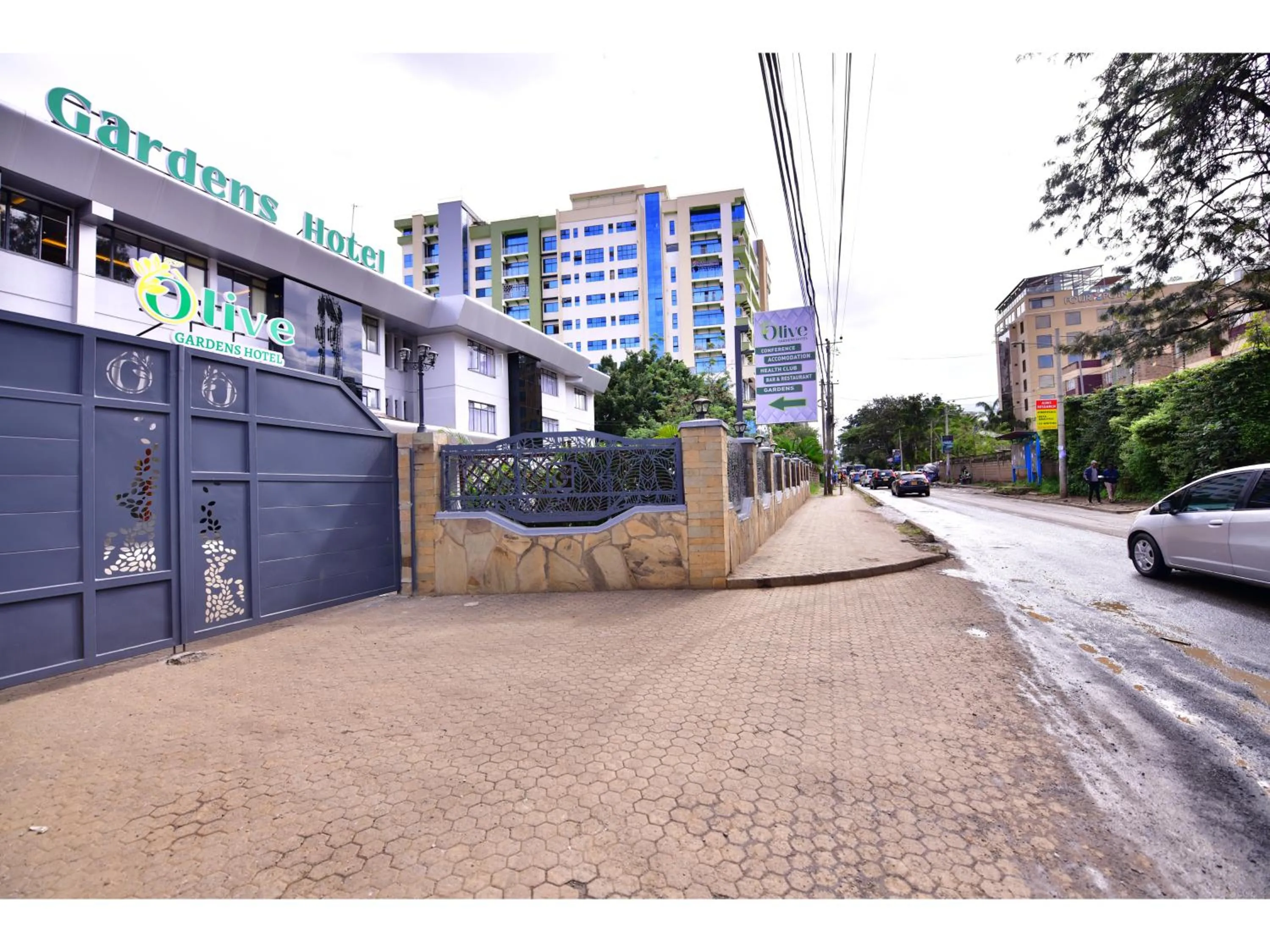 Facade/entrance in Olive Gardens Hotel Nairobi