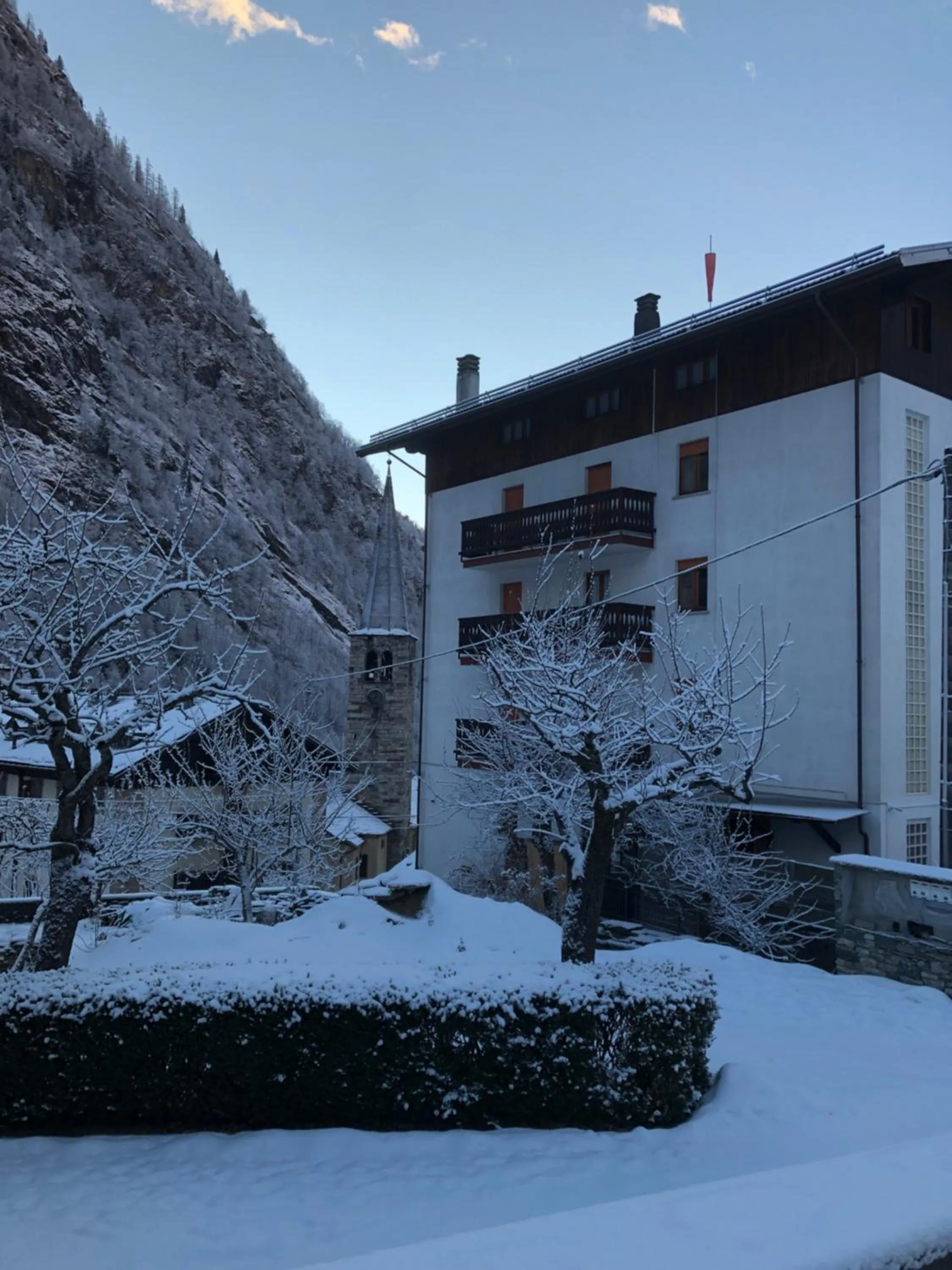 Winter in Pensione Genzianella