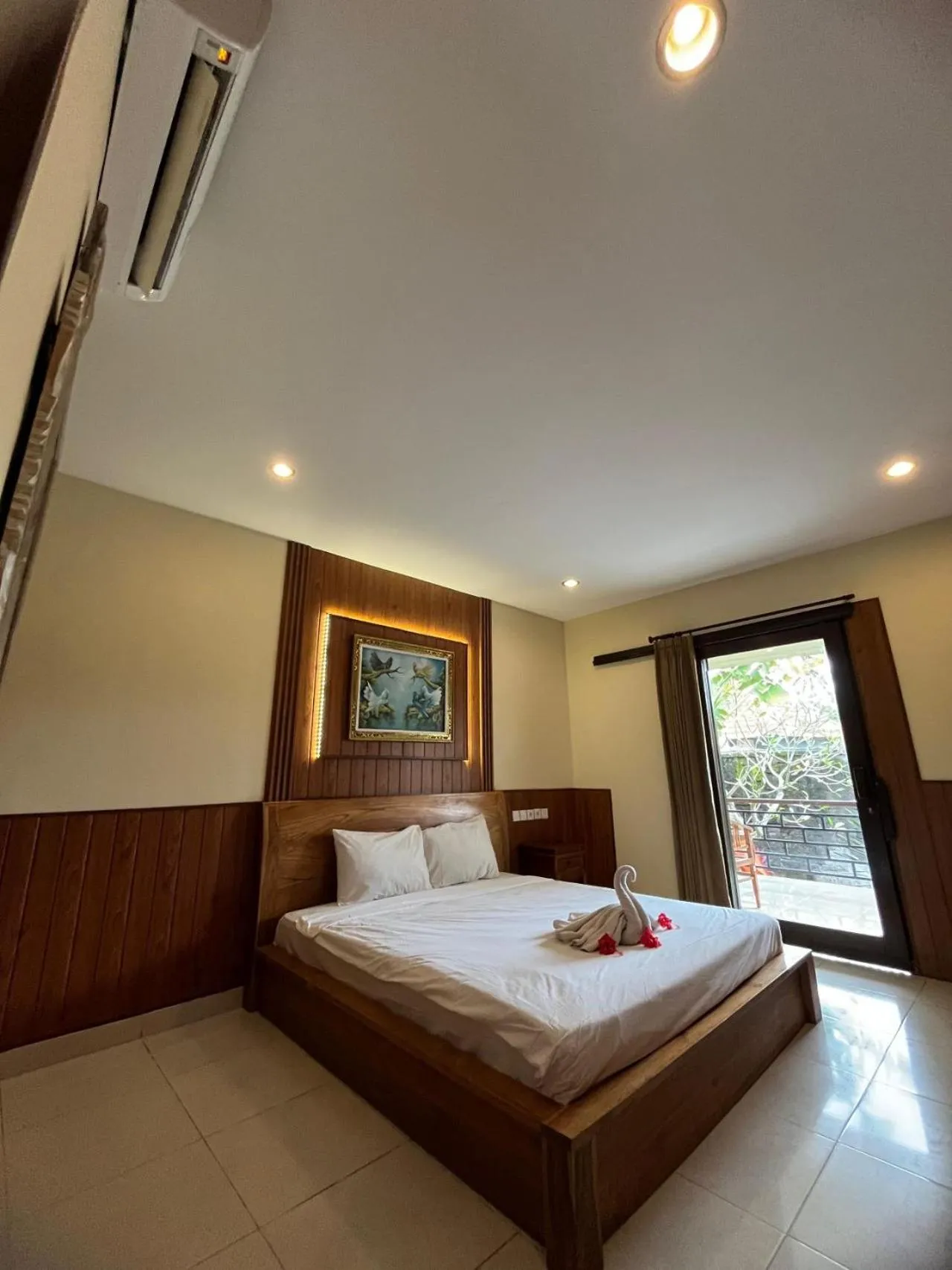 View (from property/room), Bed in Asri Sari Ubud Resort
