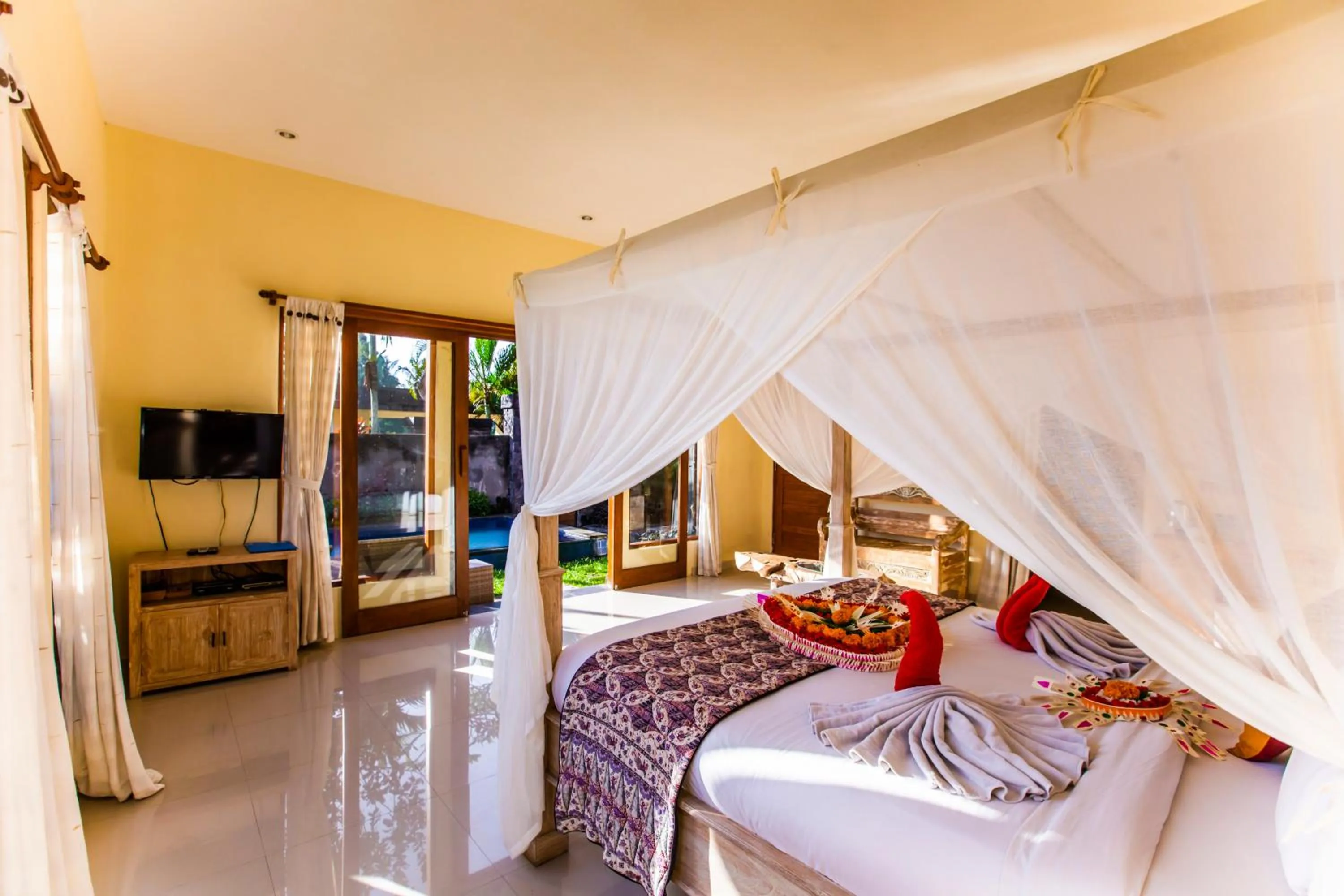 Bedroom, Bed in Asri Sari Ubud Resort