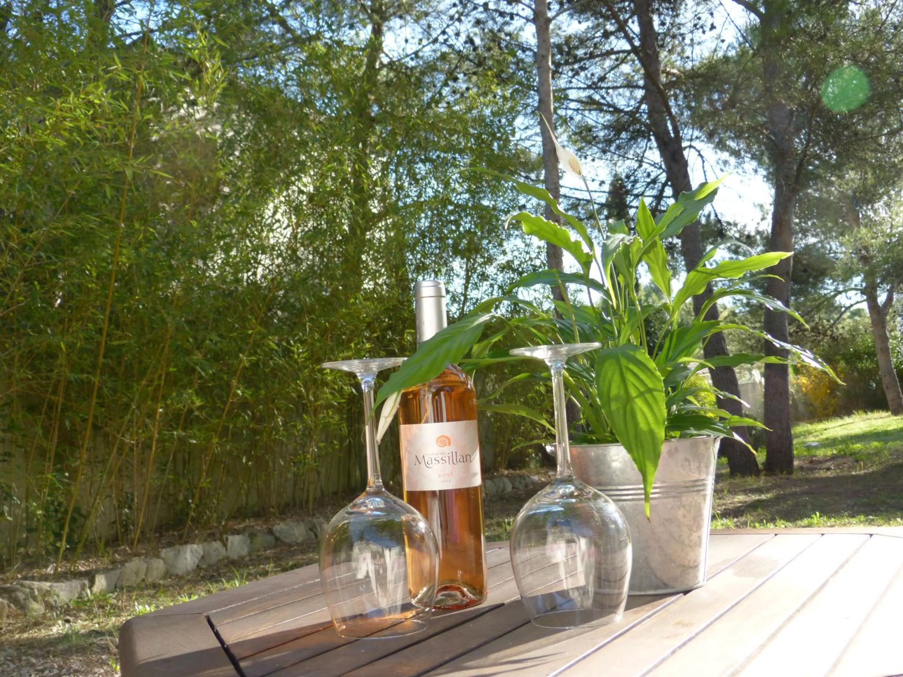 Patio in Studio d'Hôtes les Libellules