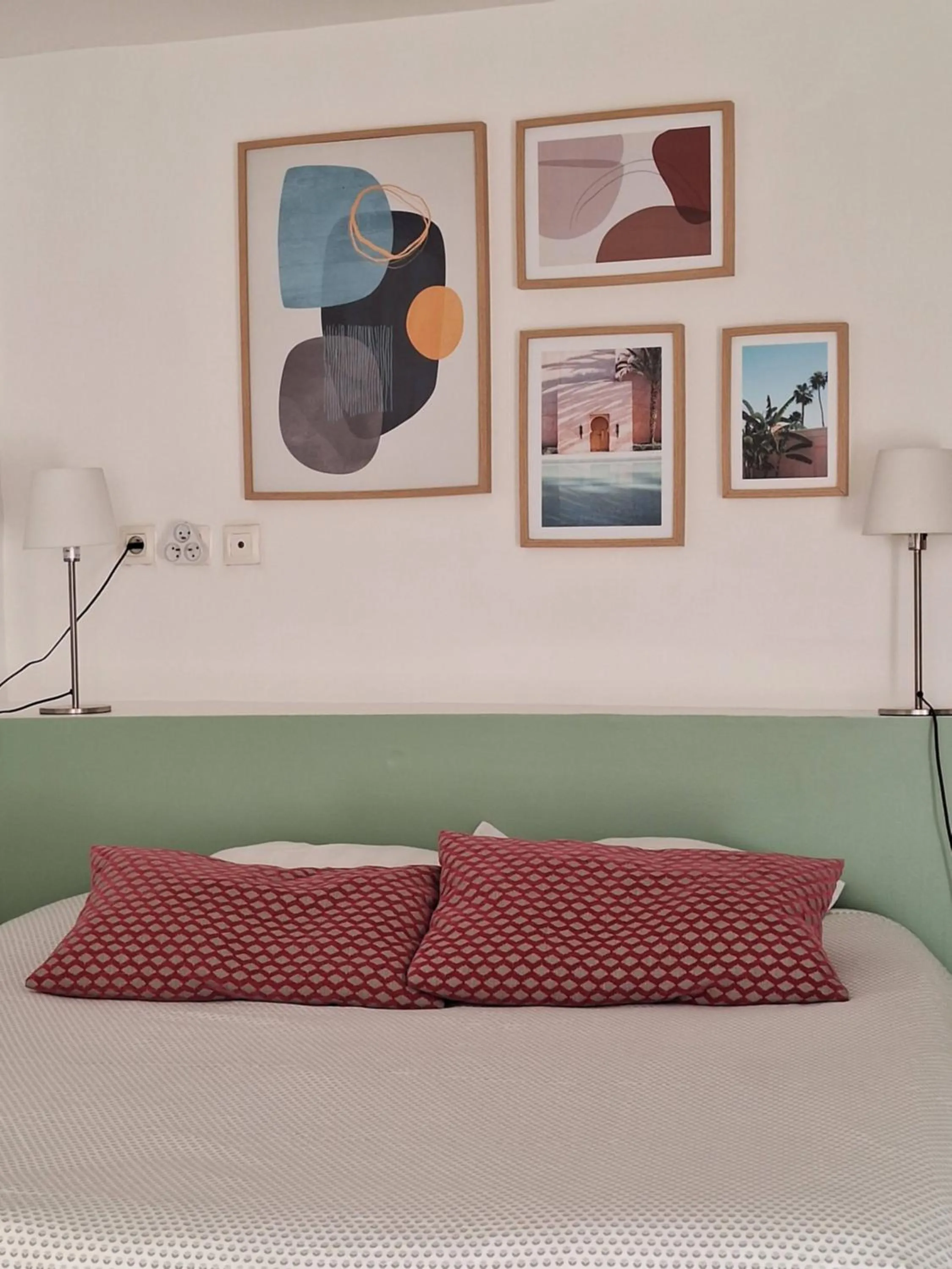 Bed in Studio d'Hôtes les Libellules