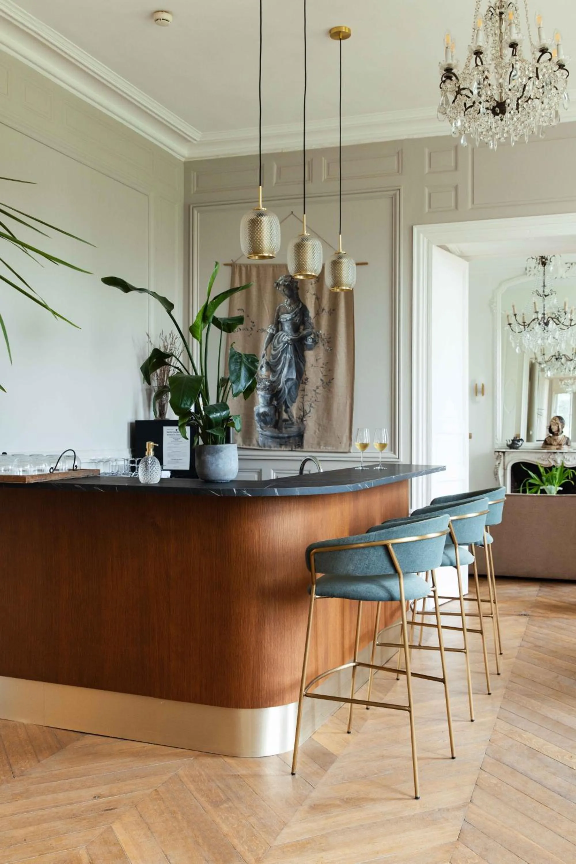 Lounge or bar in Château De La Bûcherie