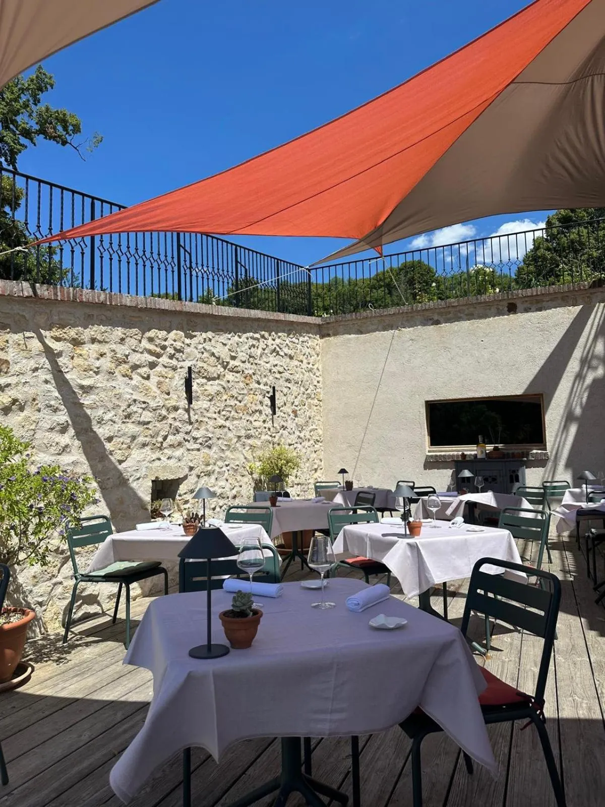 Patio in Château De La Bûcherie