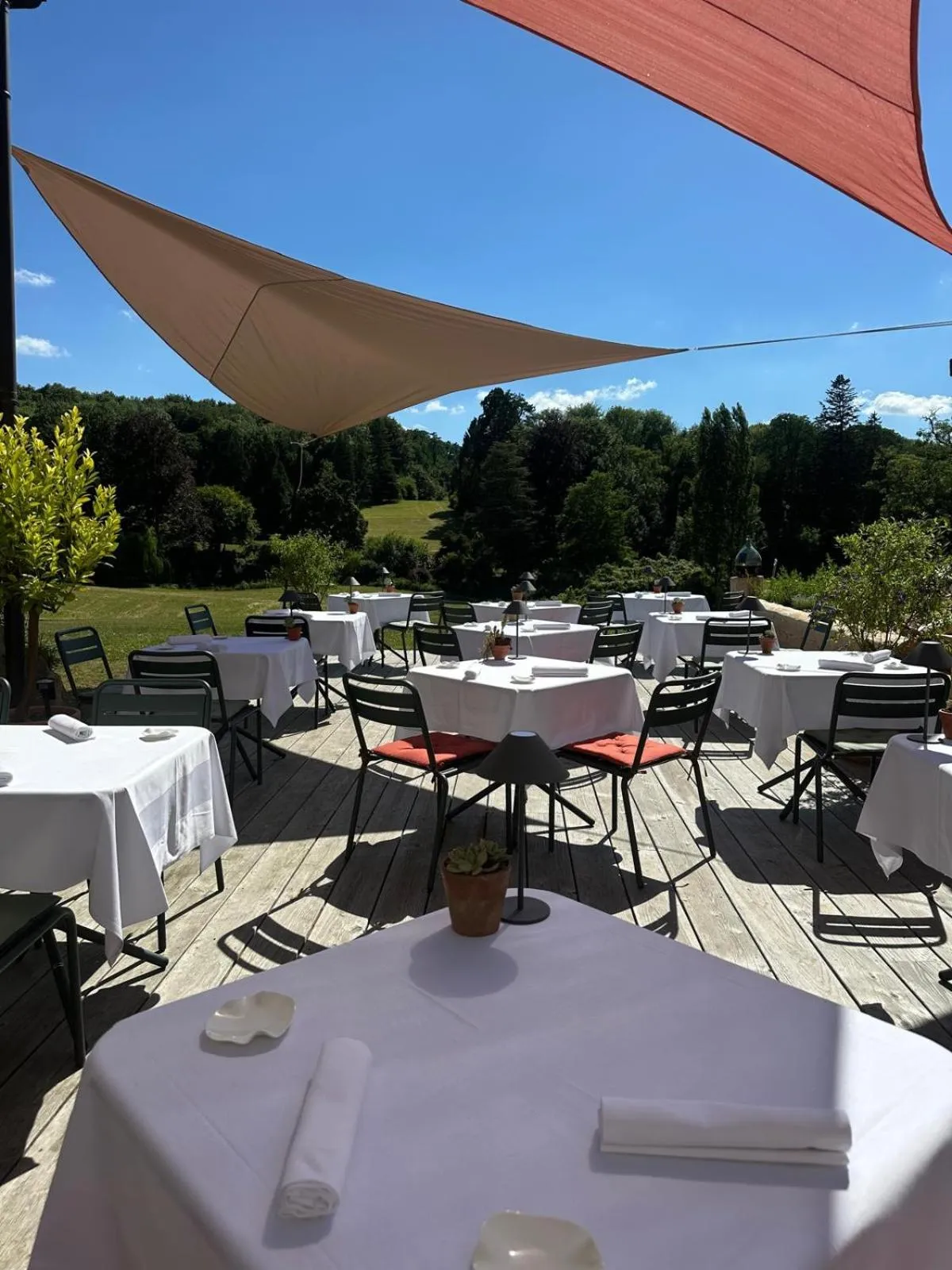 Patio in Château De La Bûcherie
