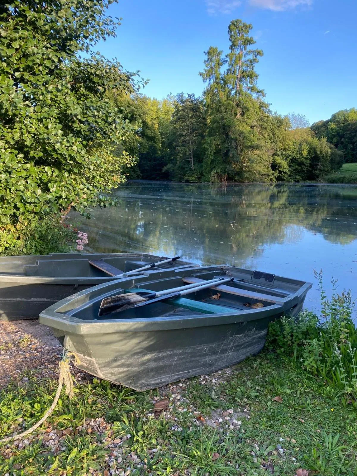 Lake view in Château De La Bûcherie